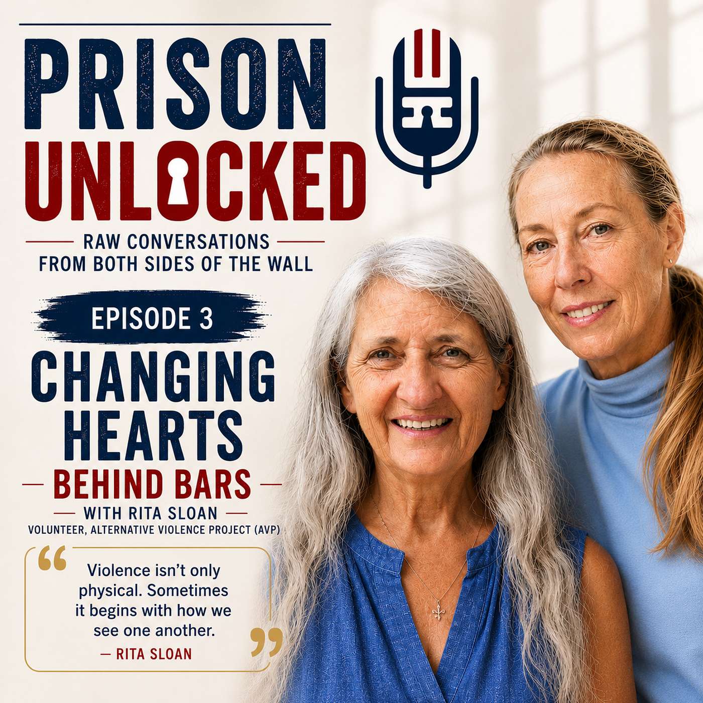 Changing Hearts Behind Bars - Alternative Violence Project episode artwork