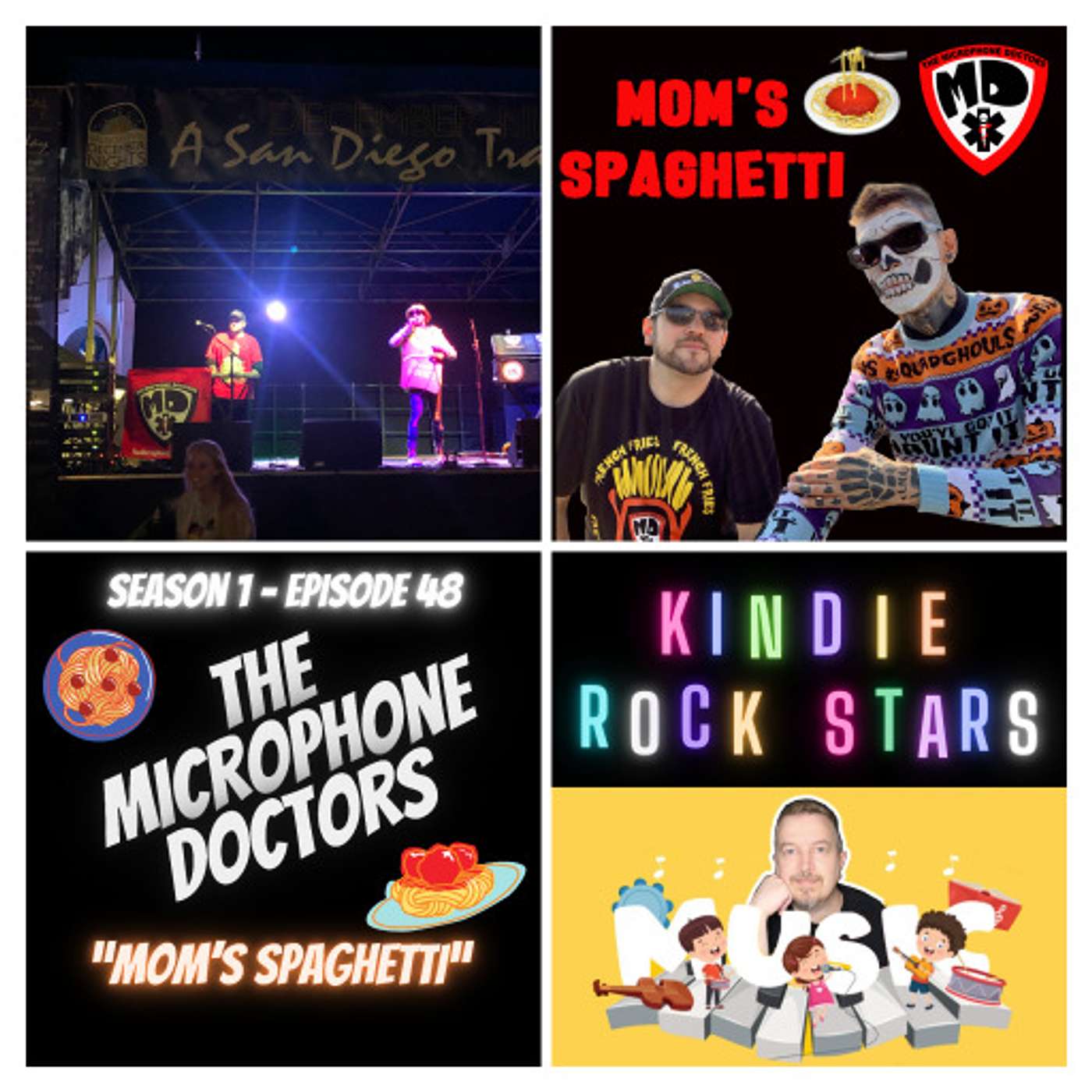 Ep 48 - THE MICROPHONE DOCTORS - Mom's Spaghetti