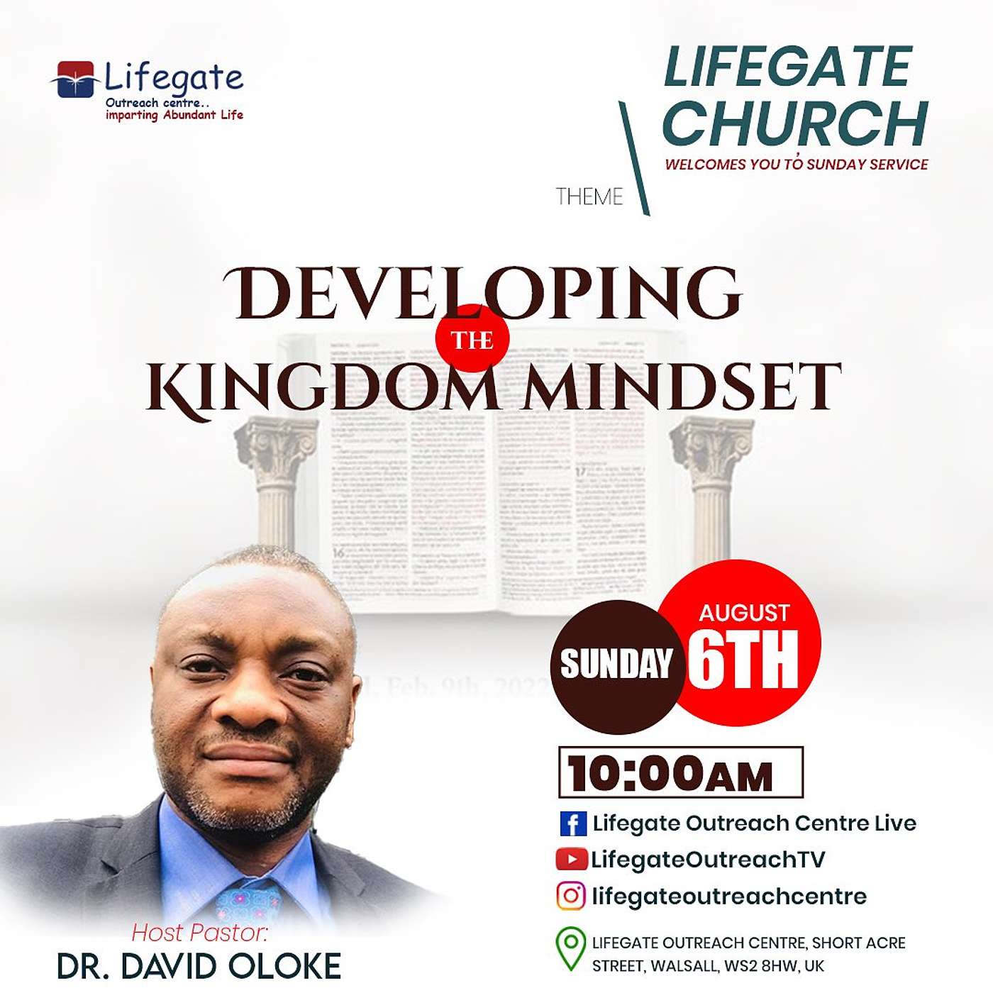 Developing the Kingdom Mindset - Lifegate Church - 6.8.23 episode artwork