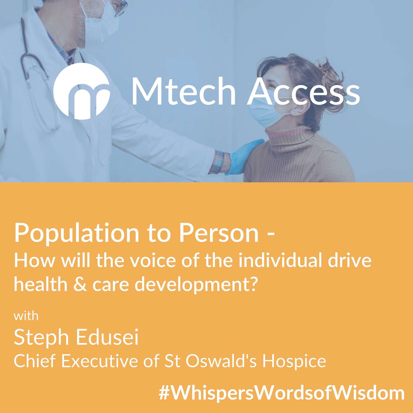 Population to person - How will the voice of the individual drive health and care development?