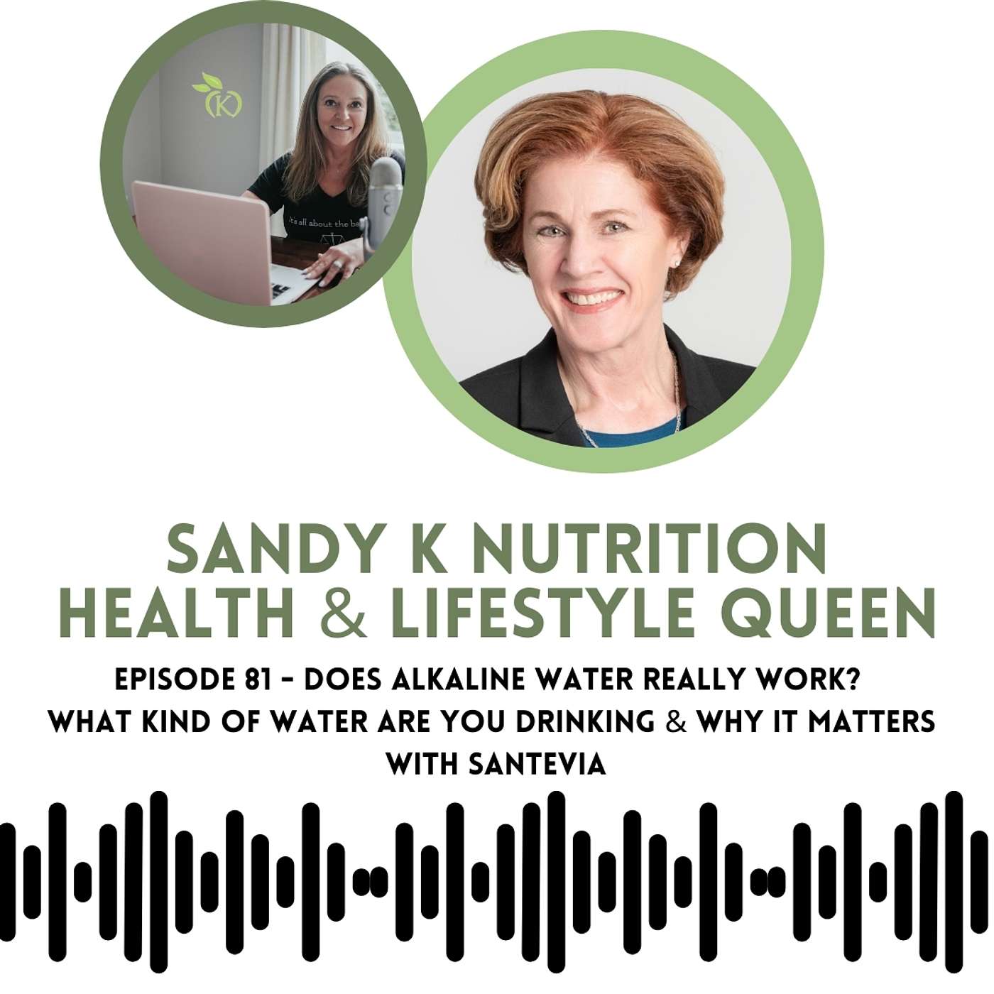 Episode 81:  Does Alkaline Water Really Work? What Kind of Water Are You Drinking & Why It Matters with Santevia