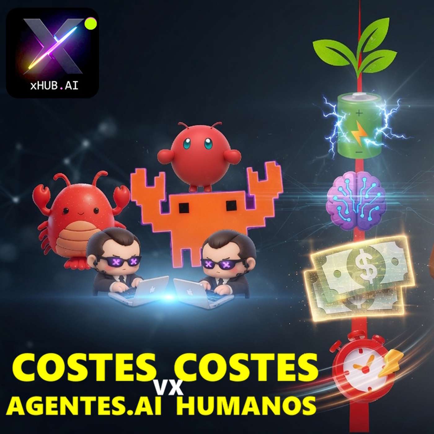 T6.E096. xDEBATE.AI COSTES AGENTES.AI vx COSTES HUMANOS (Episodio 1)