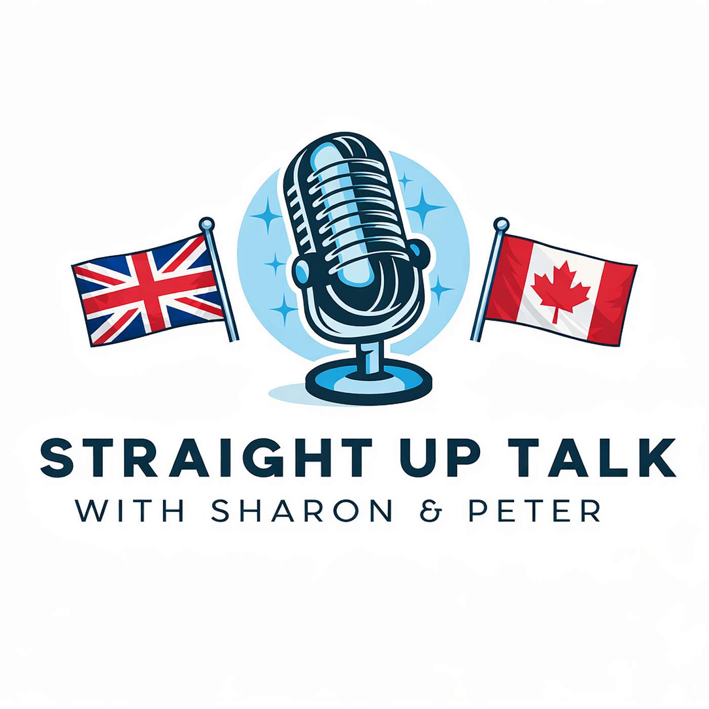 Straight up talk with Sharon & Peter podcast artwork