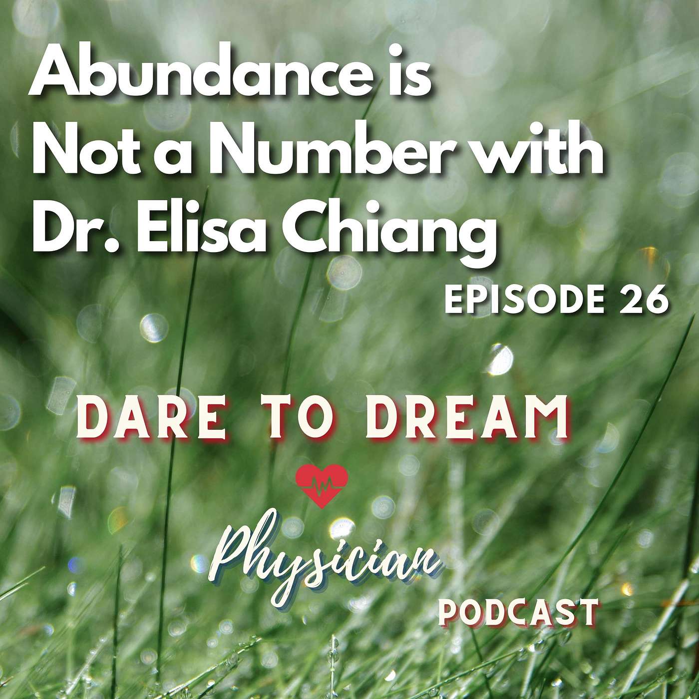 Ep 26: Abundance is Not a Number with Dr. Elisa Chiang