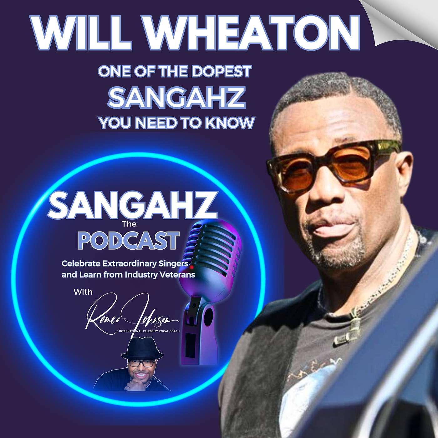 Will Wheaton talks with "SANGAHZ the Podcast" episode artwork