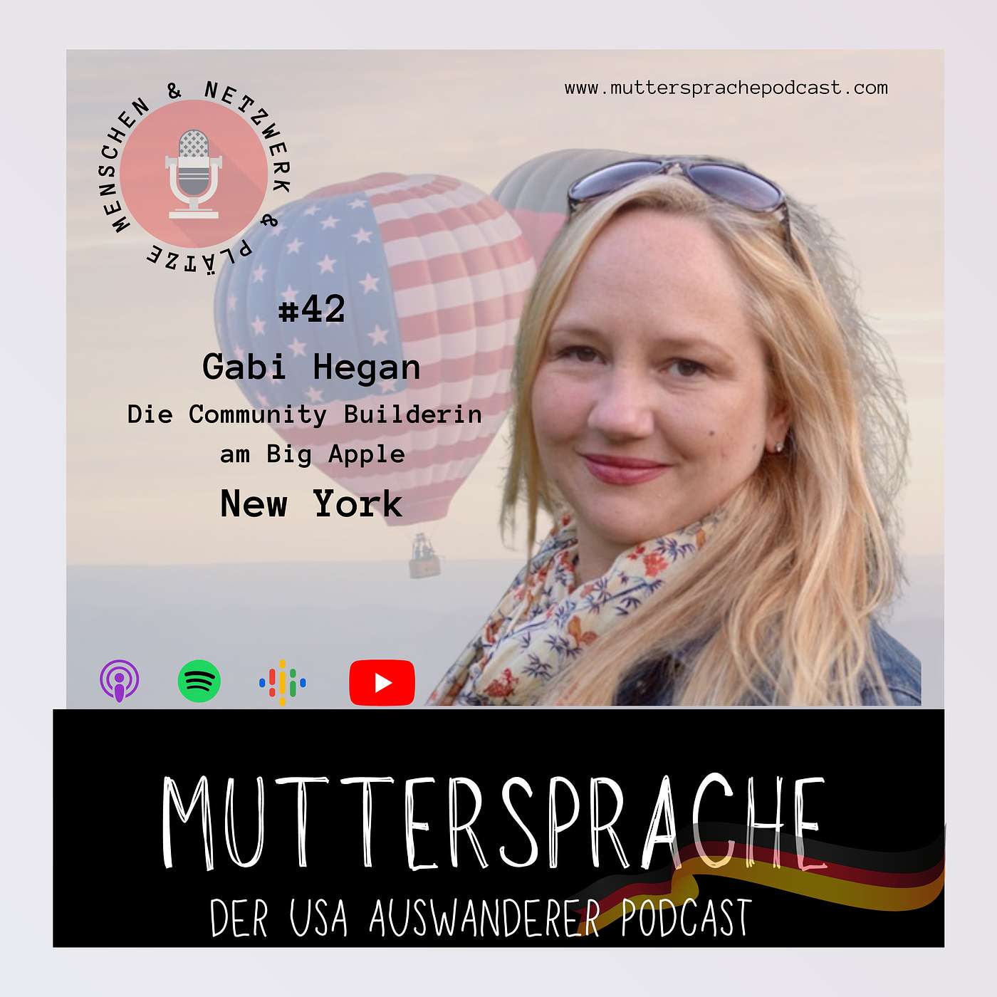 Folge 42: Die Community Builderin GABI HEGAN am Big Apple - NEW YORK episode artwork