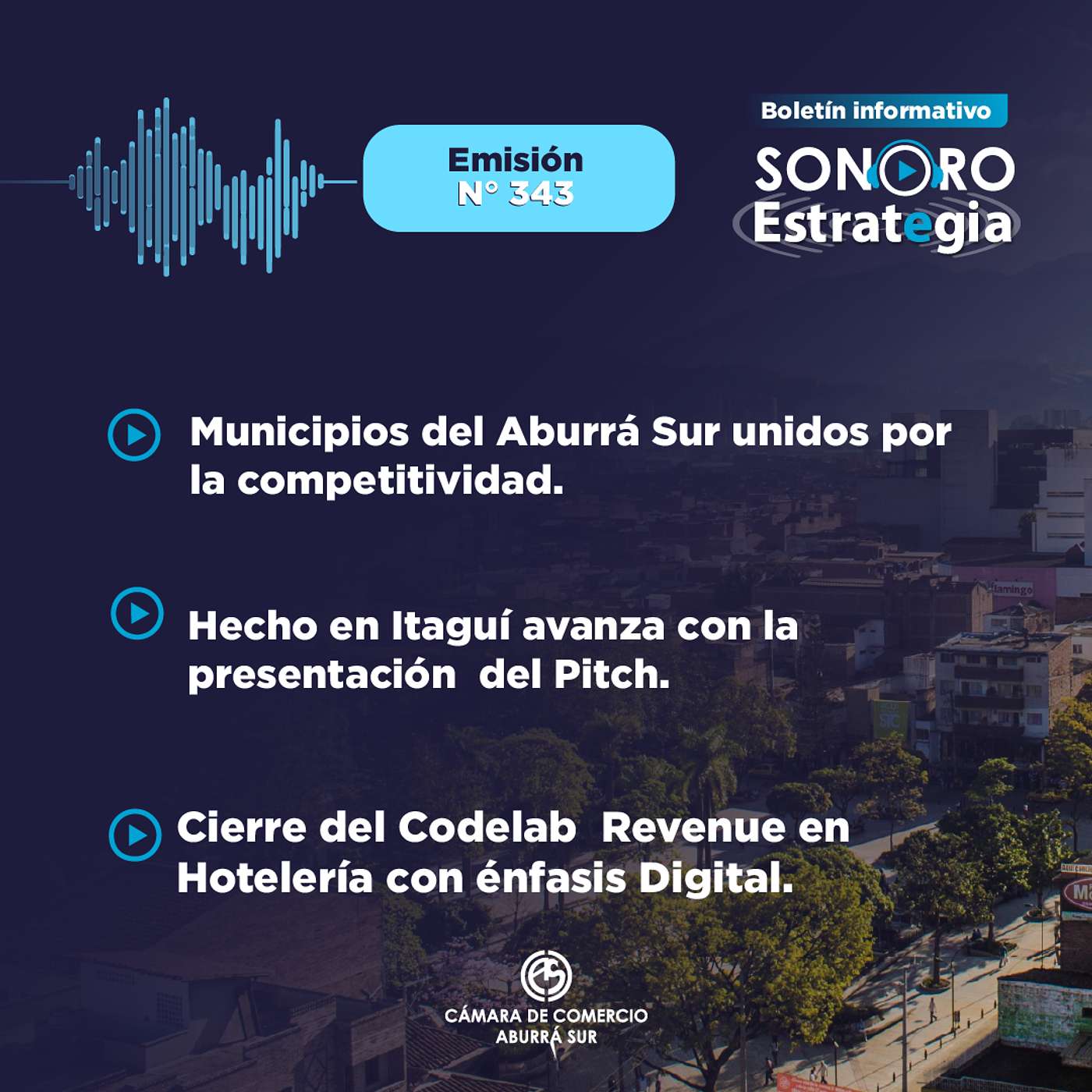 Boletín Sonoro Estrategia N°343 – Septiembre 26 de 2025 episode artwork