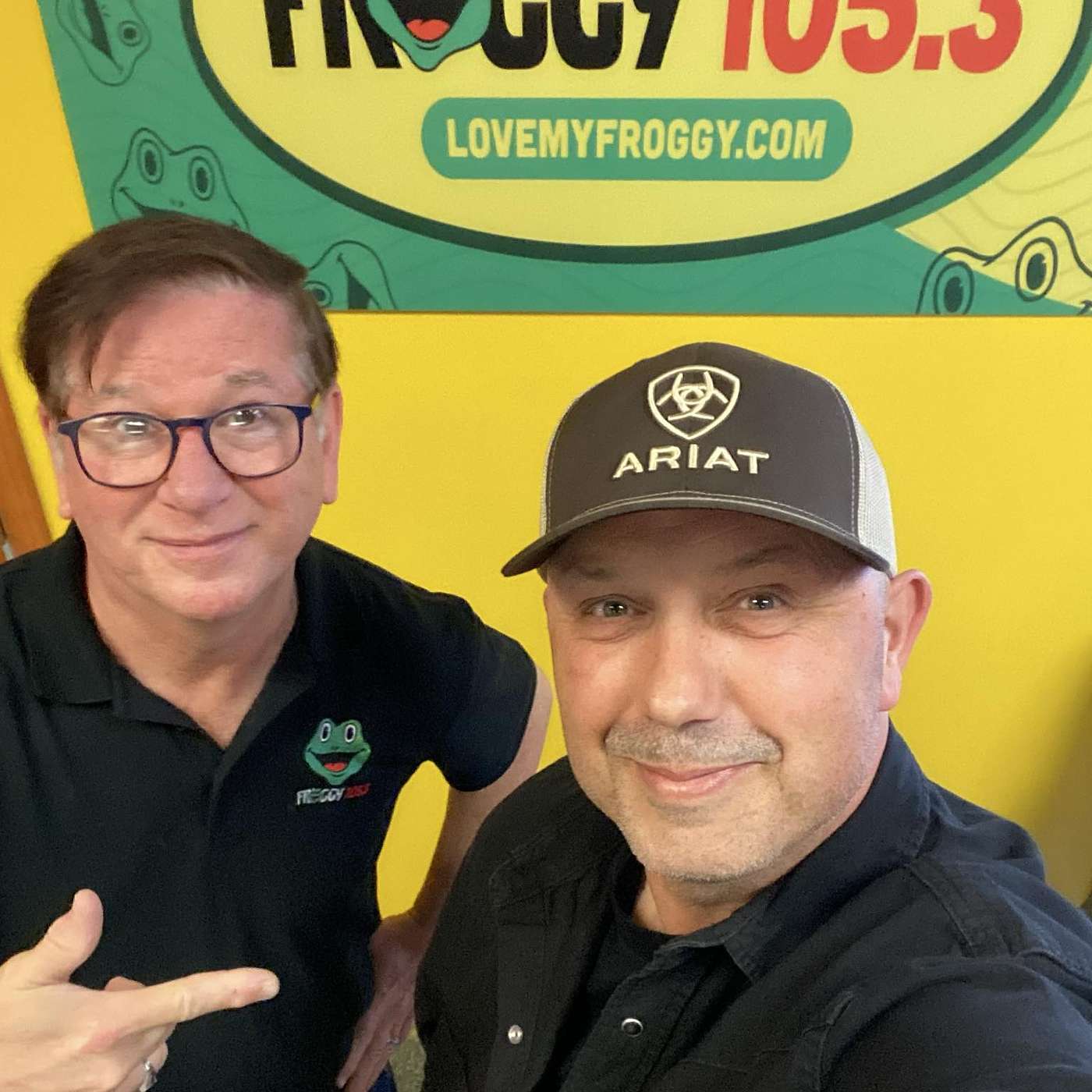 Netherlands to Nashville ~ ROBERT WESTON stops by FROGGY 105.3