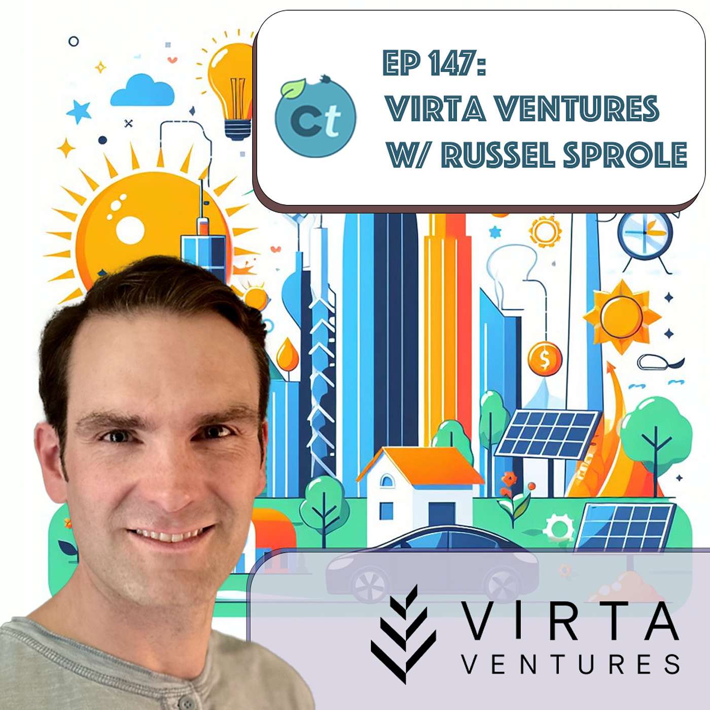 #147 Scaling "Equity-Light" Climate Tech: Marketplace Solutions, Equity-Light vs. Software, and Electrification of Transportation w/ Russell Sprole (Virta Ventures)