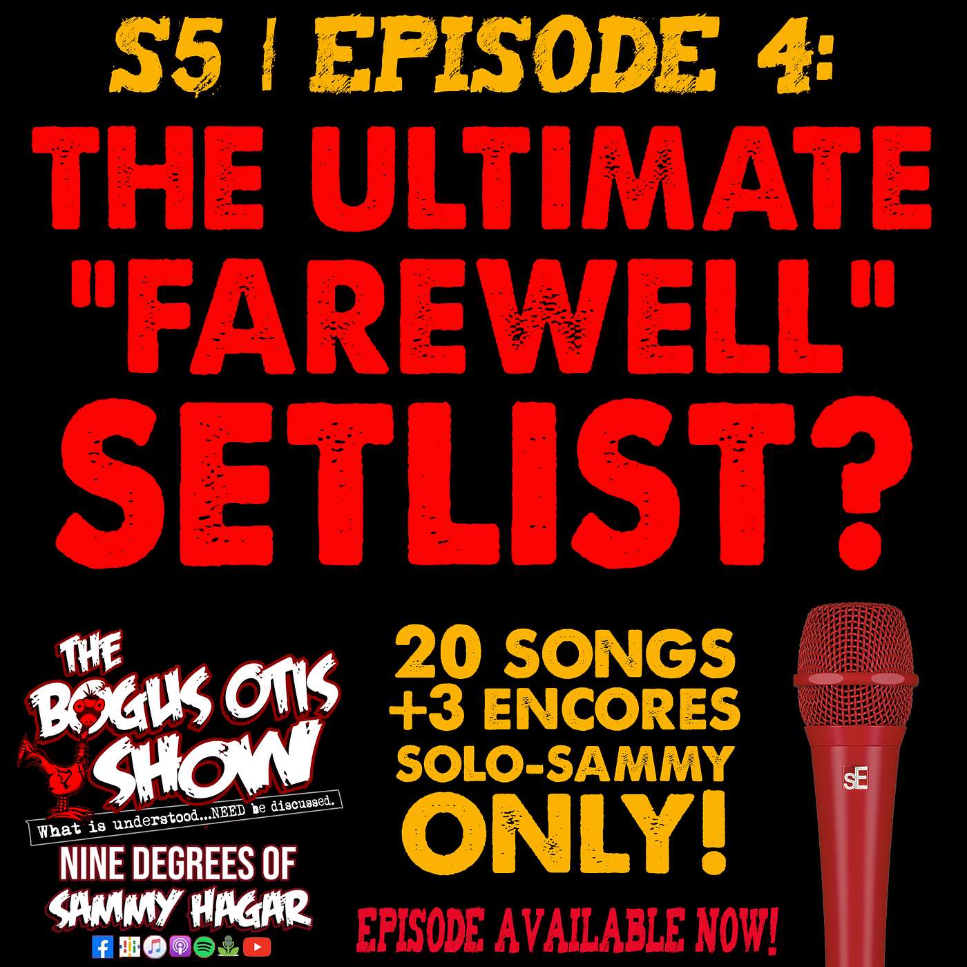 S5 Episode 004: The ULTIMATE "Farewell" Setlist?