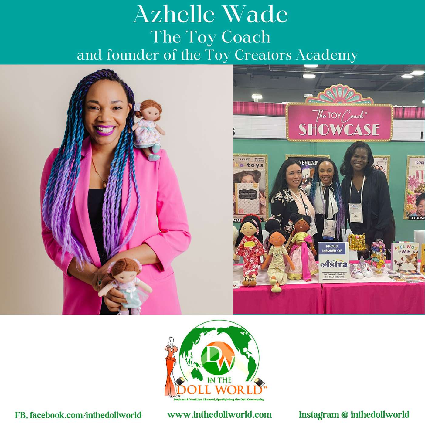 In The Doll World™, doll podcast and YouTube channel