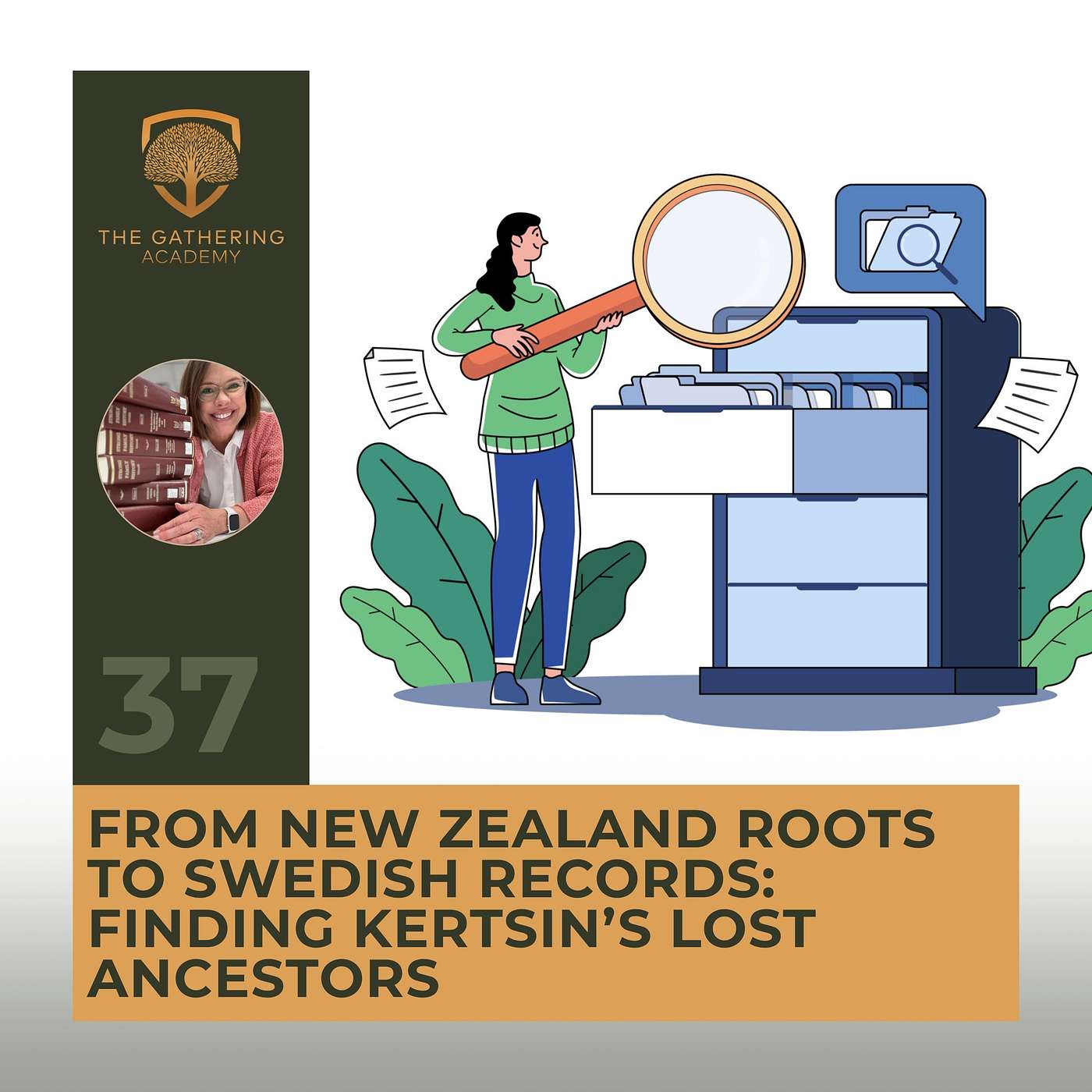 FROM NEW ZEALAND ROOTS TO SWEDISH RECORDS: FINDING KERTSIN'S LOST ANCESTORS episode artwork