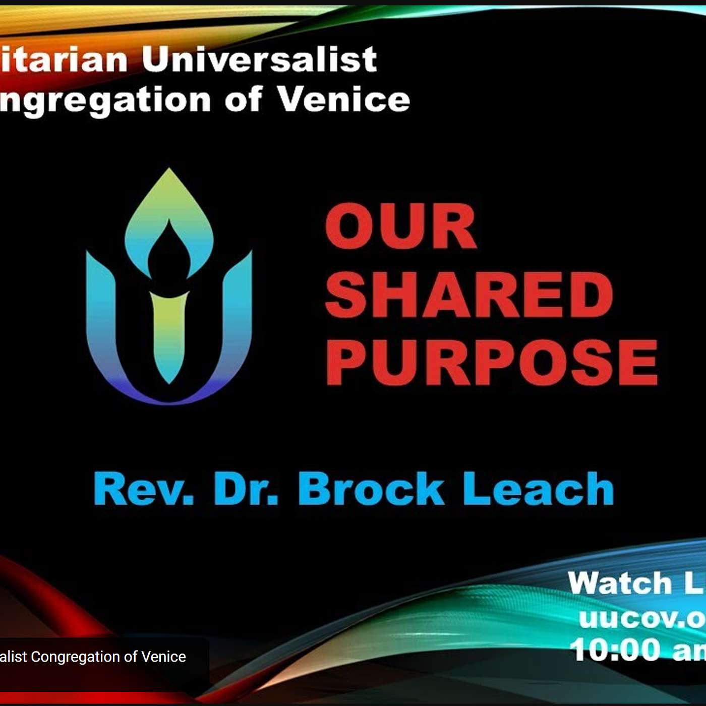 Our Shared Purpose with Rev. Brock Leach episode artwork
