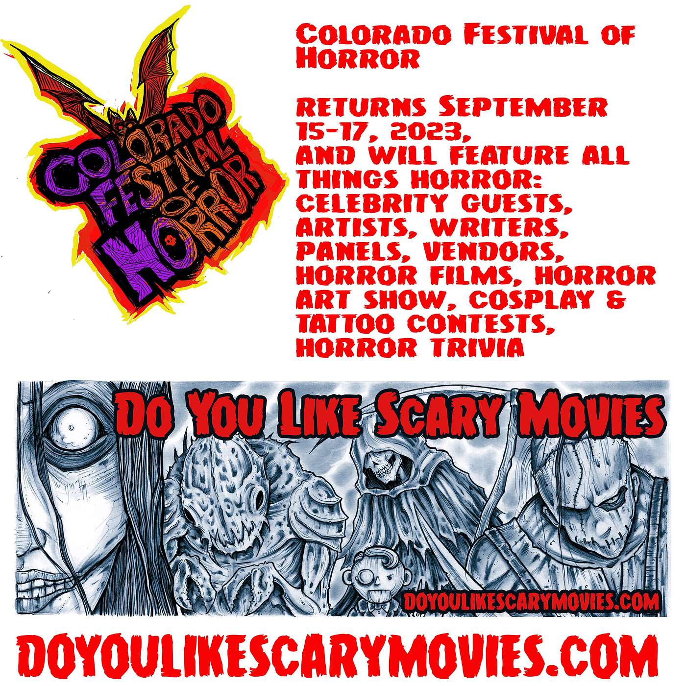 We talk about the upcoming Colorado Festival of Horror