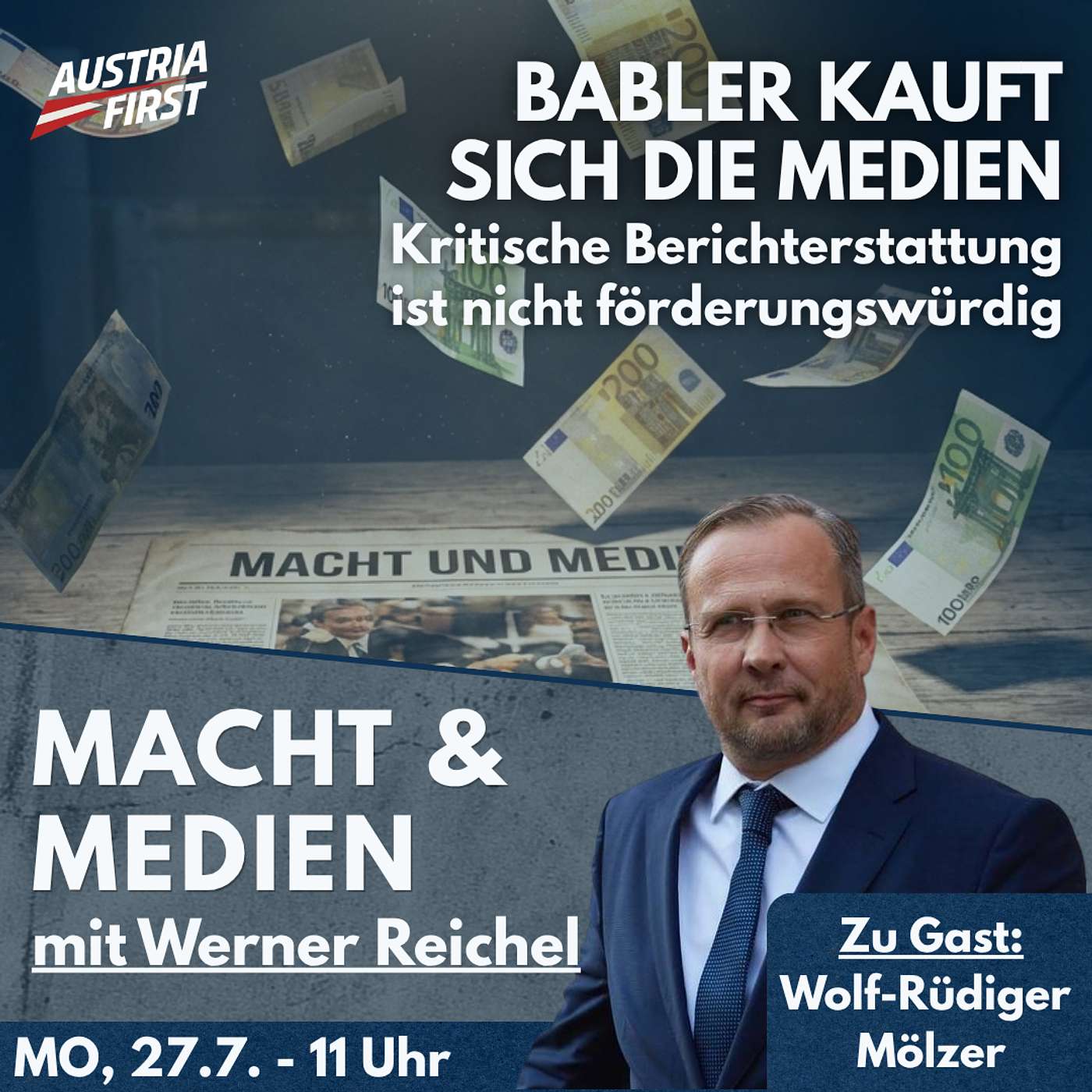Mit Steuergeld gekauft: Wie das System Babler die Medien kontrollieren will - Macht und Medien episode artwork