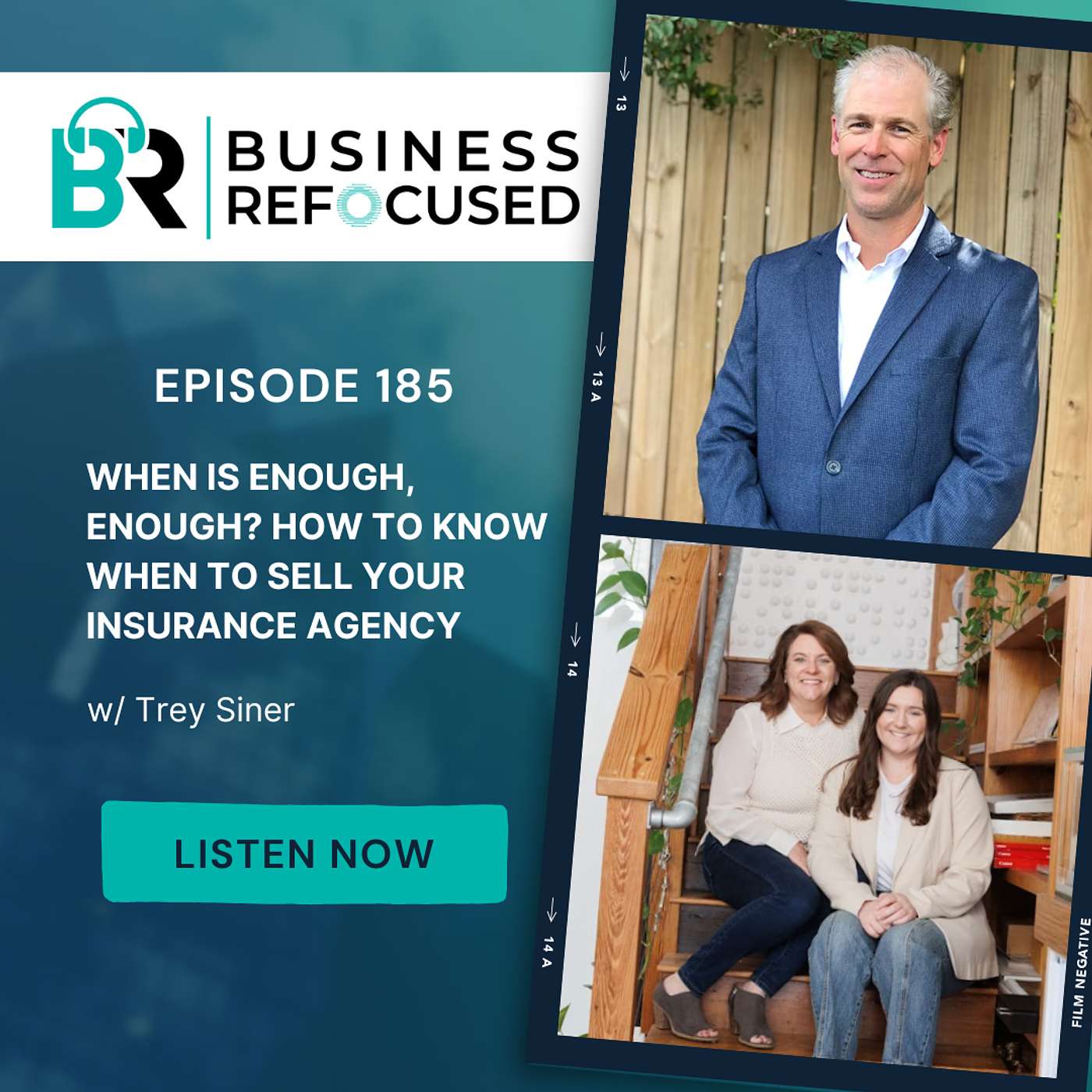 #185 - When Is Enough, Enough? How to Know When to Sell Your Insurance Agency w/ Trey Siner episode artwork