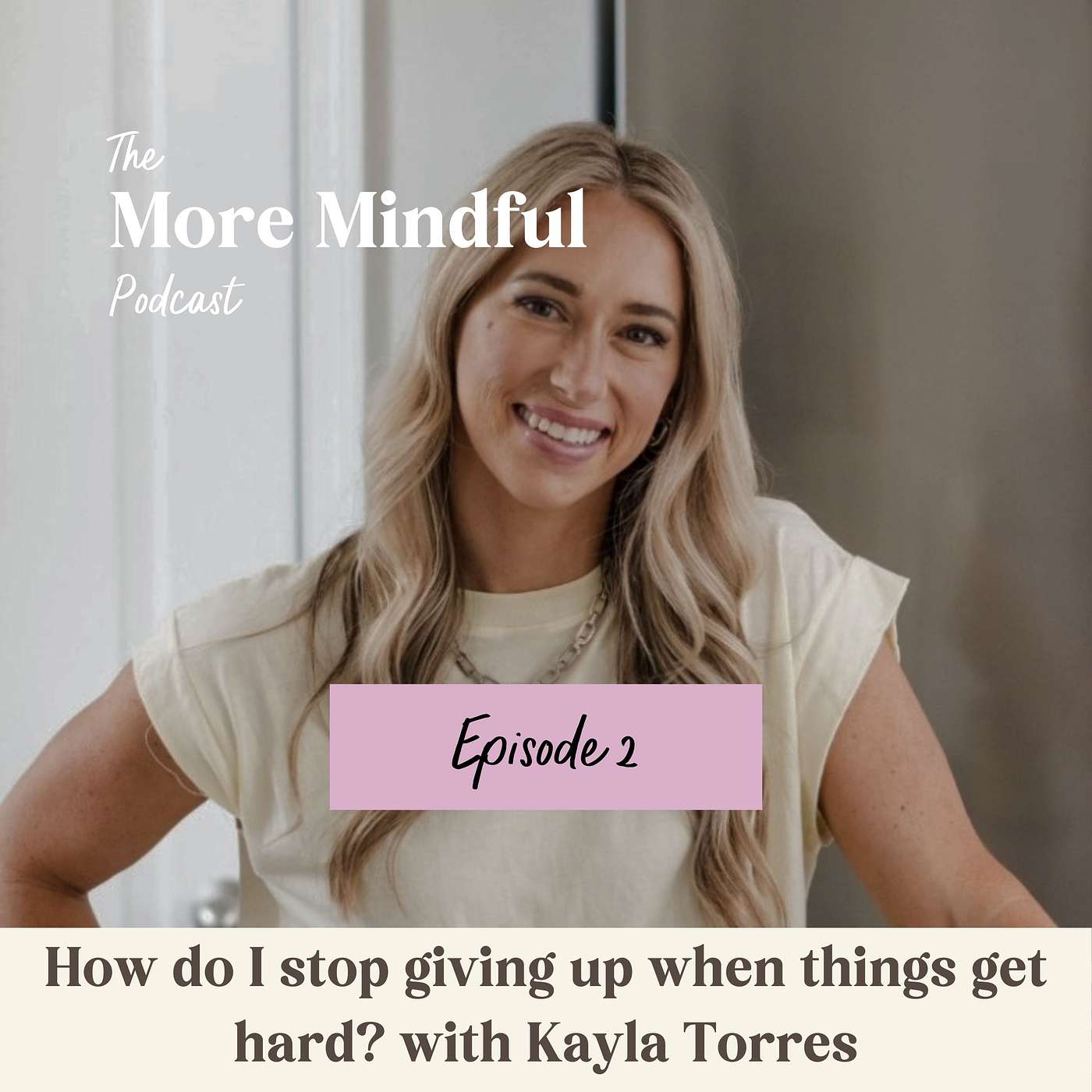 002: How do I stop giving up when things get hard? with Kayla Torres episode artwork
