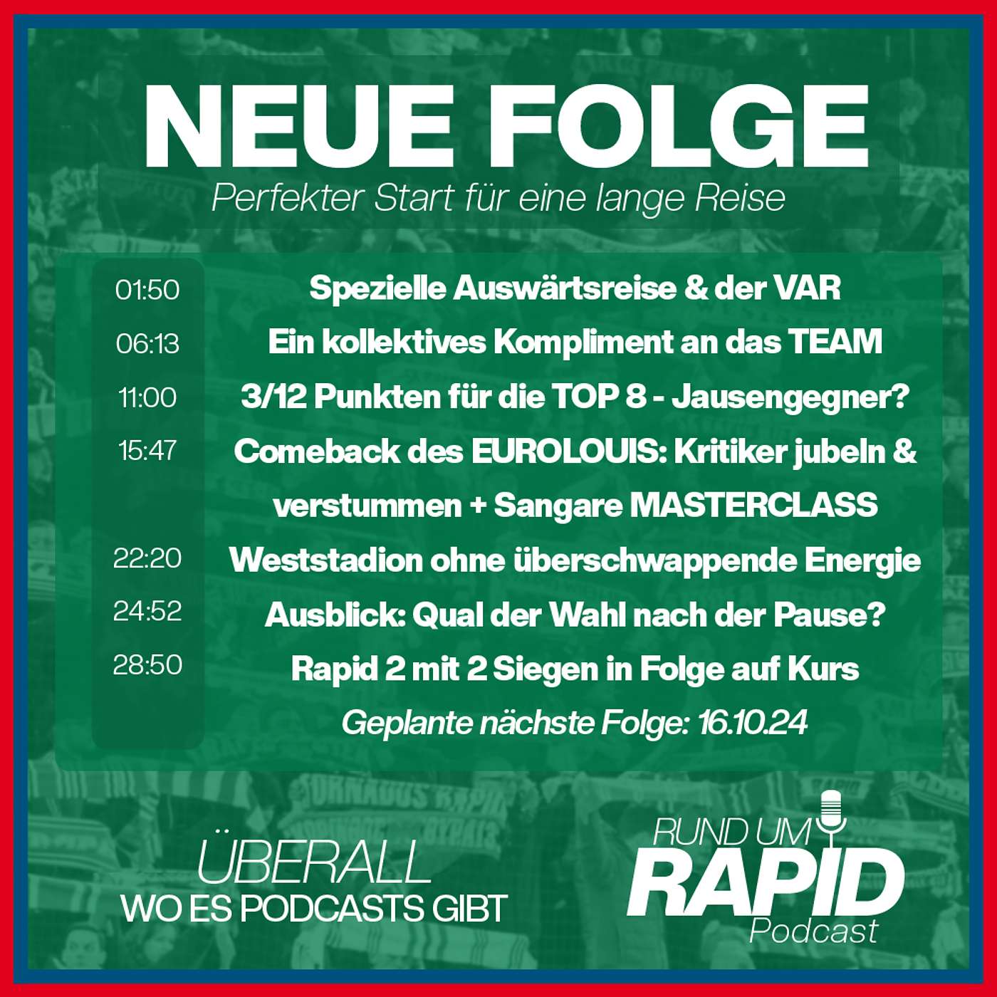#83 Perfekter Start für eine lange Reise durch Europa #rundumrapid
