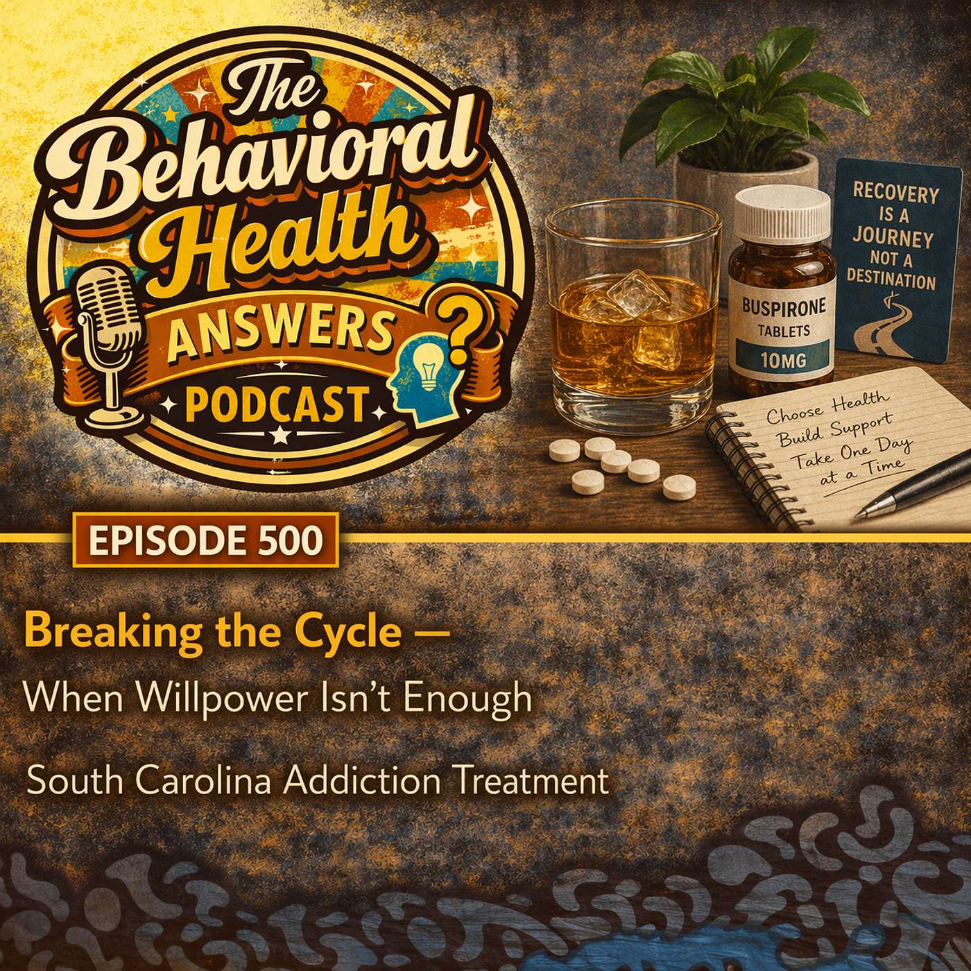 Episode 500: Breaking the Cycle - When Willpower Isn't Enough | South Carolina Addiction Treatment episode artwork