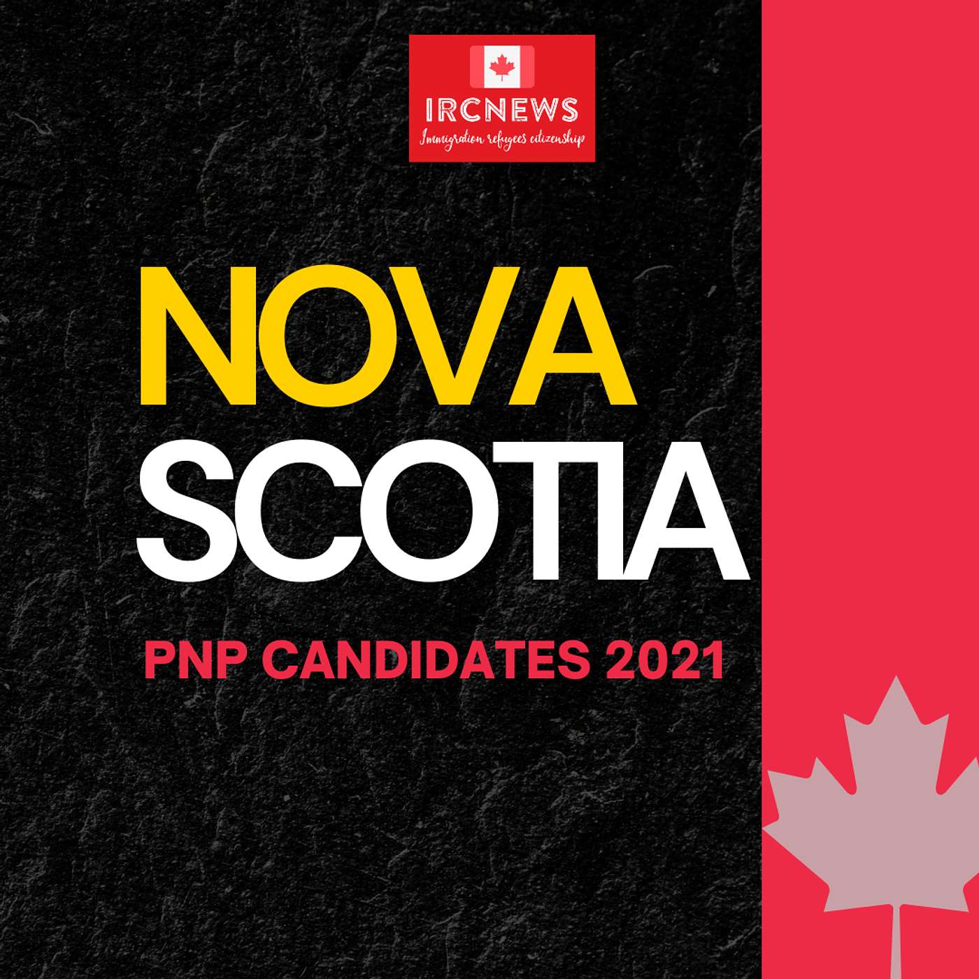 Canada Immigration Total PNP Express Entry Candidate Selection for the Province of Nova Scotia in 2021 episode artwork