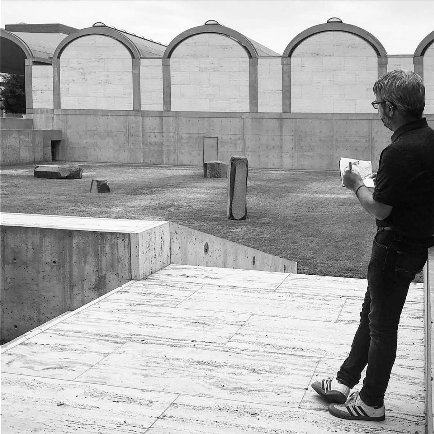 128 - Frank Lloyd Wright and Lous Kahn