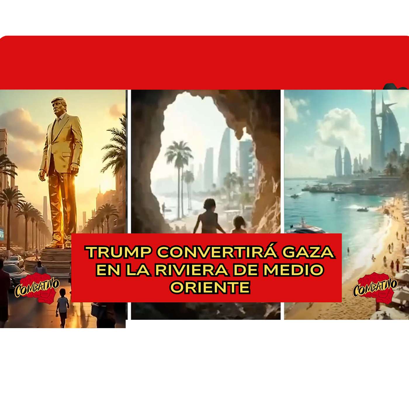 Trump convertirá Gaza en la Riviera de Medio Oriente Trump convertirá Gaza en la Riviera de Medio Oriente