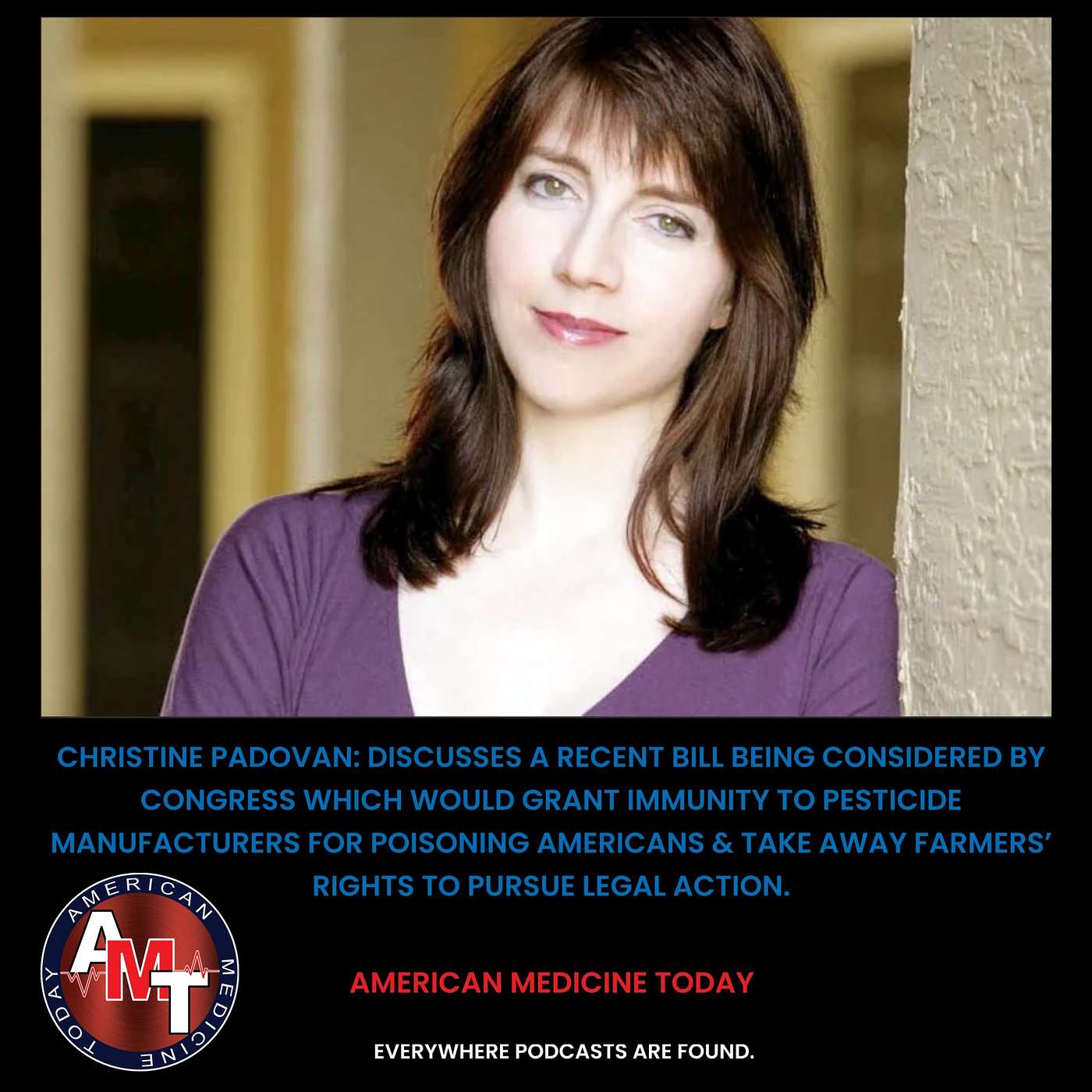 2/1/25 S11 E1275- CHRISTINE PADOVAN - PESTICIDES AND TOXIC CHEMICALS IN OUR FOOD episode artwork
