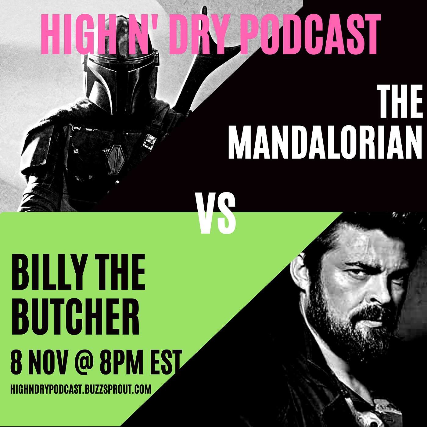 Episode 3. The Experience Machine & Billy the Butcher vs. The Mandalorian episode artwork