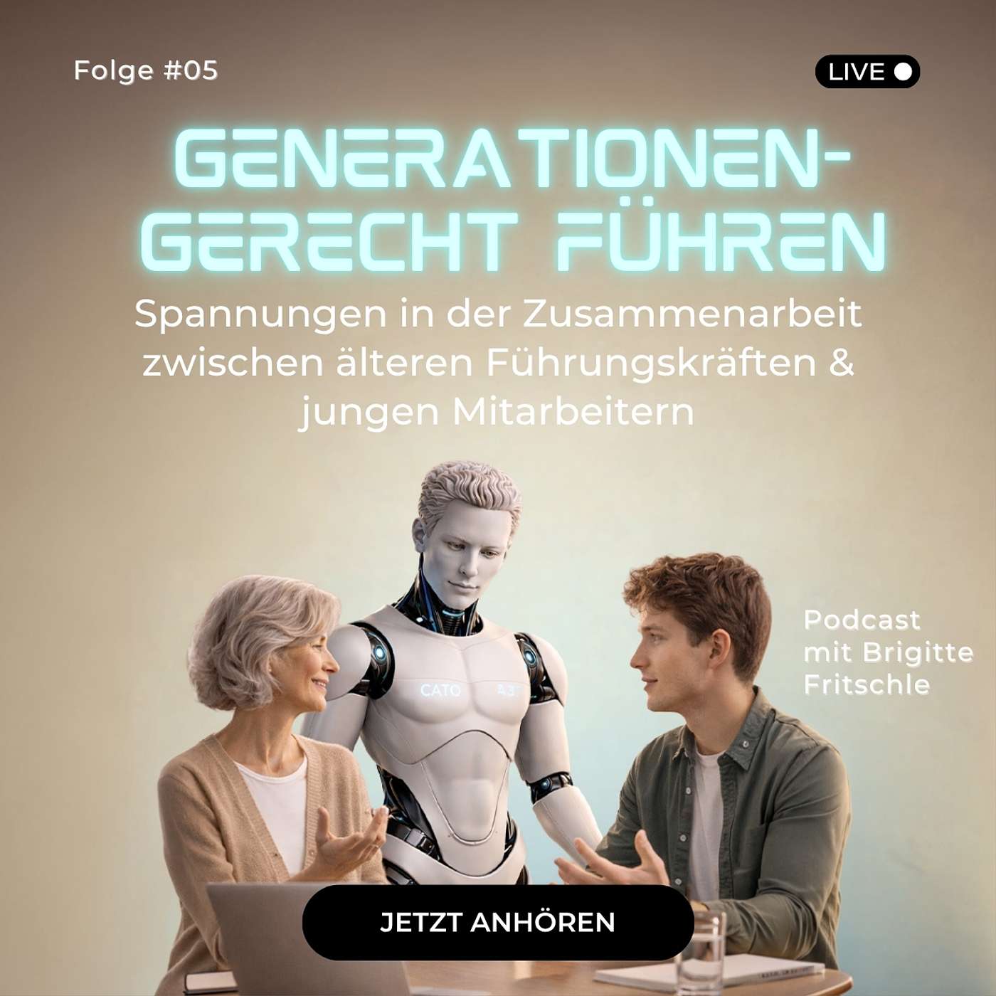 #05 | Generationengerecht Führen: Spannungen in der Zusammenarbeit zwischen älteren Führungskräften & jungen Mitarbeitern episode artwork