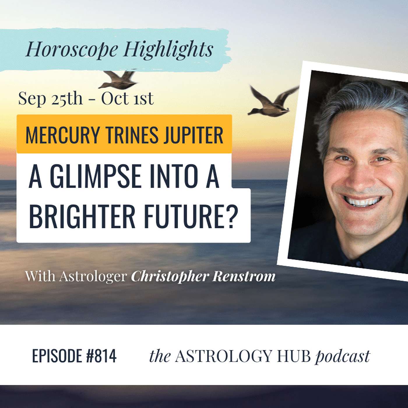 cover of episode [HOROSCOPE HIGHLIGHTS] Understanding an Earth Sign Trine & Grounding in Big Ideas w/ Astrologer Christopher Renstrom