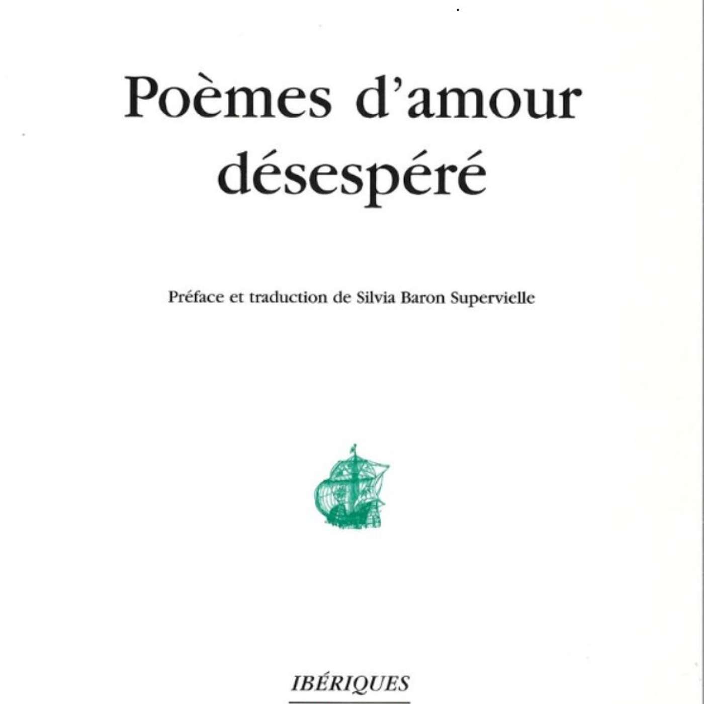 Book Friday 2025 Píldoras sonoras. 'Poèmes d’amour désespéré'