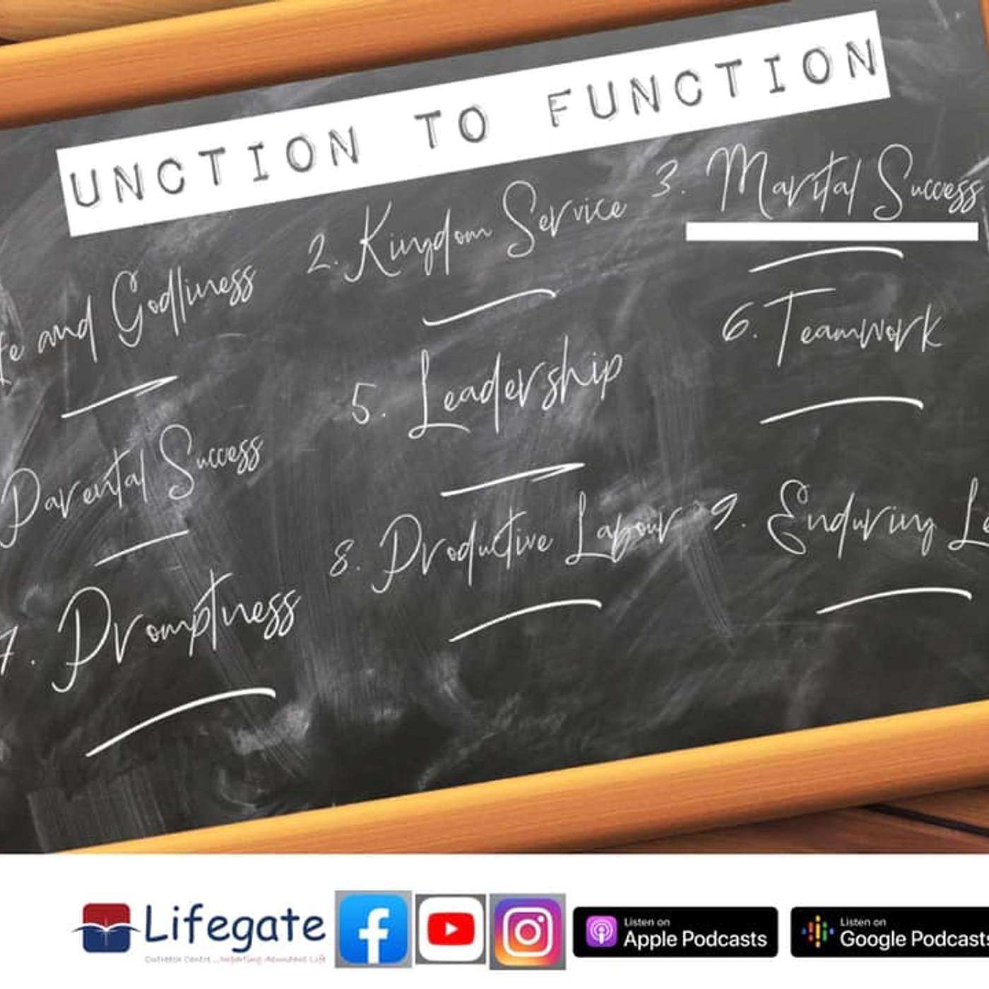 Unction for Marital Success (Unction to Function) - Lifegate Church - 19.9.21 episode artwork