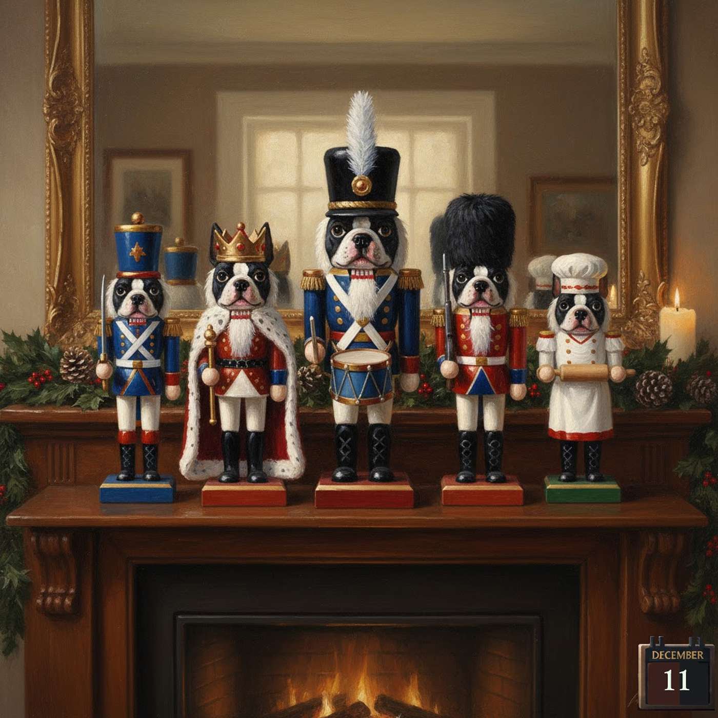 Boston Terrier Christmas