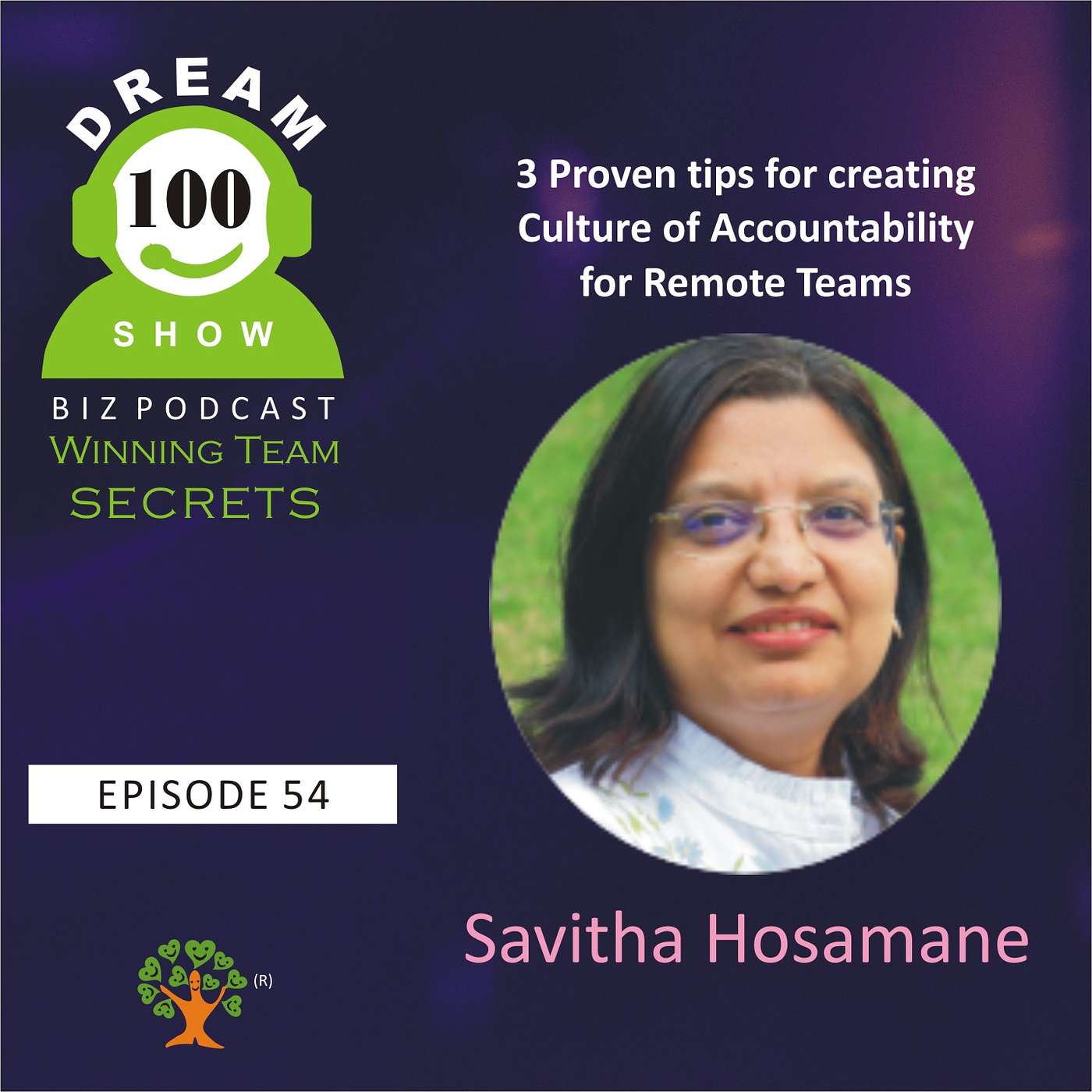 54th Episode : 3 Proven tips for “building Culture of Accountability” for Remote Teams with Savitha Hosamane