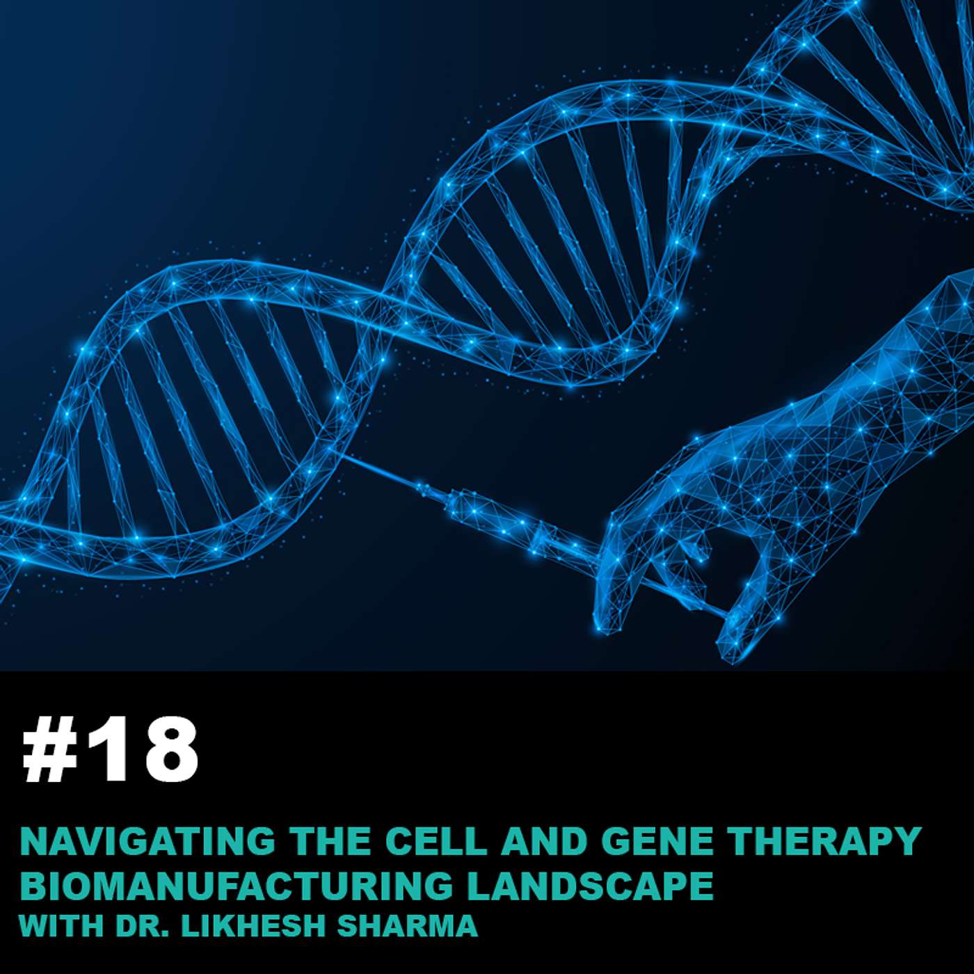 Season2 Ep18: Navigating the Cell and Gene Therapy Biomanufacturing Landscape with Dr. Likhesh Sharma episode artwork