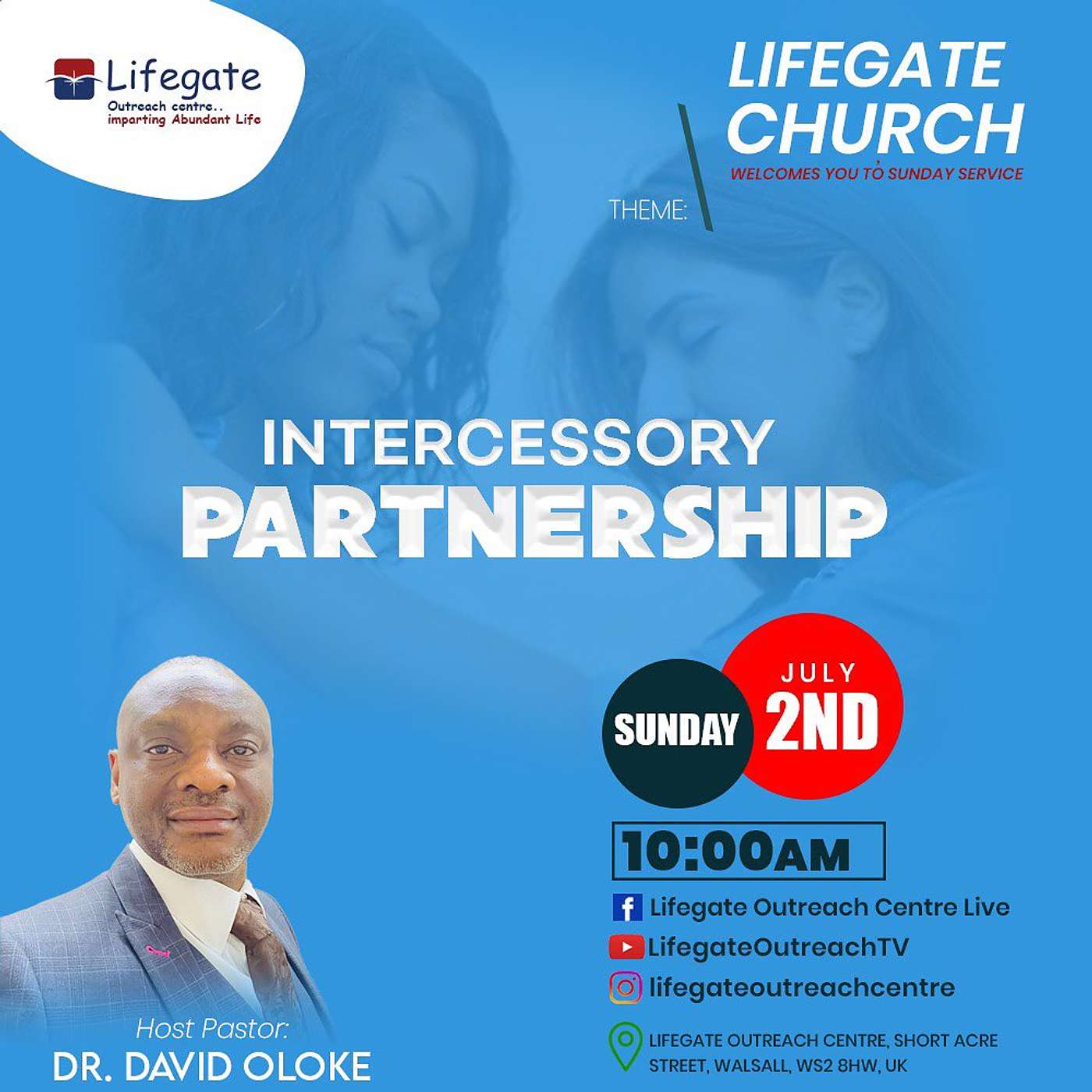 Intercessory Partnership - Lifegate Church - 2.7.23 episode artwork