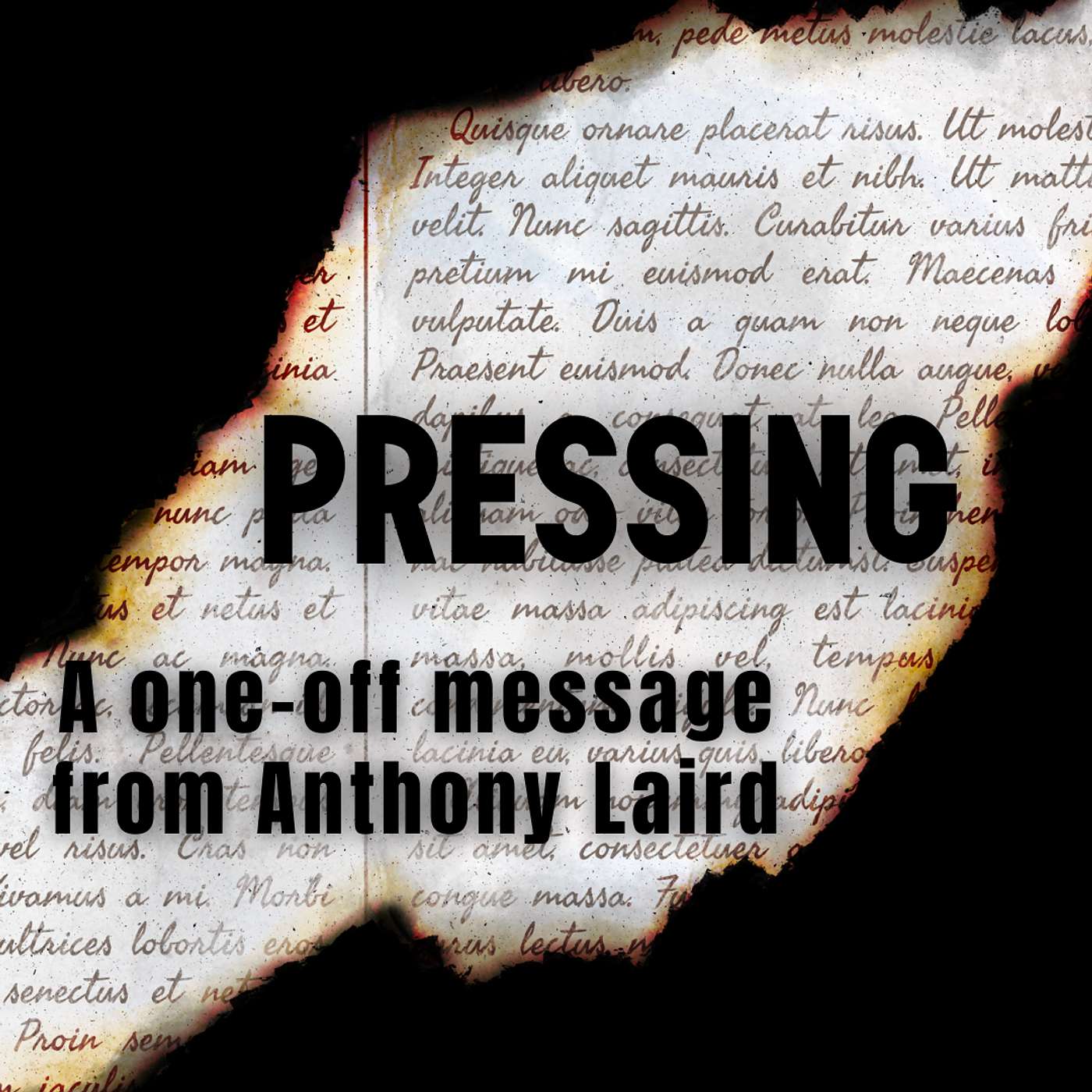 PRESSING • ANTHONY LAIRD