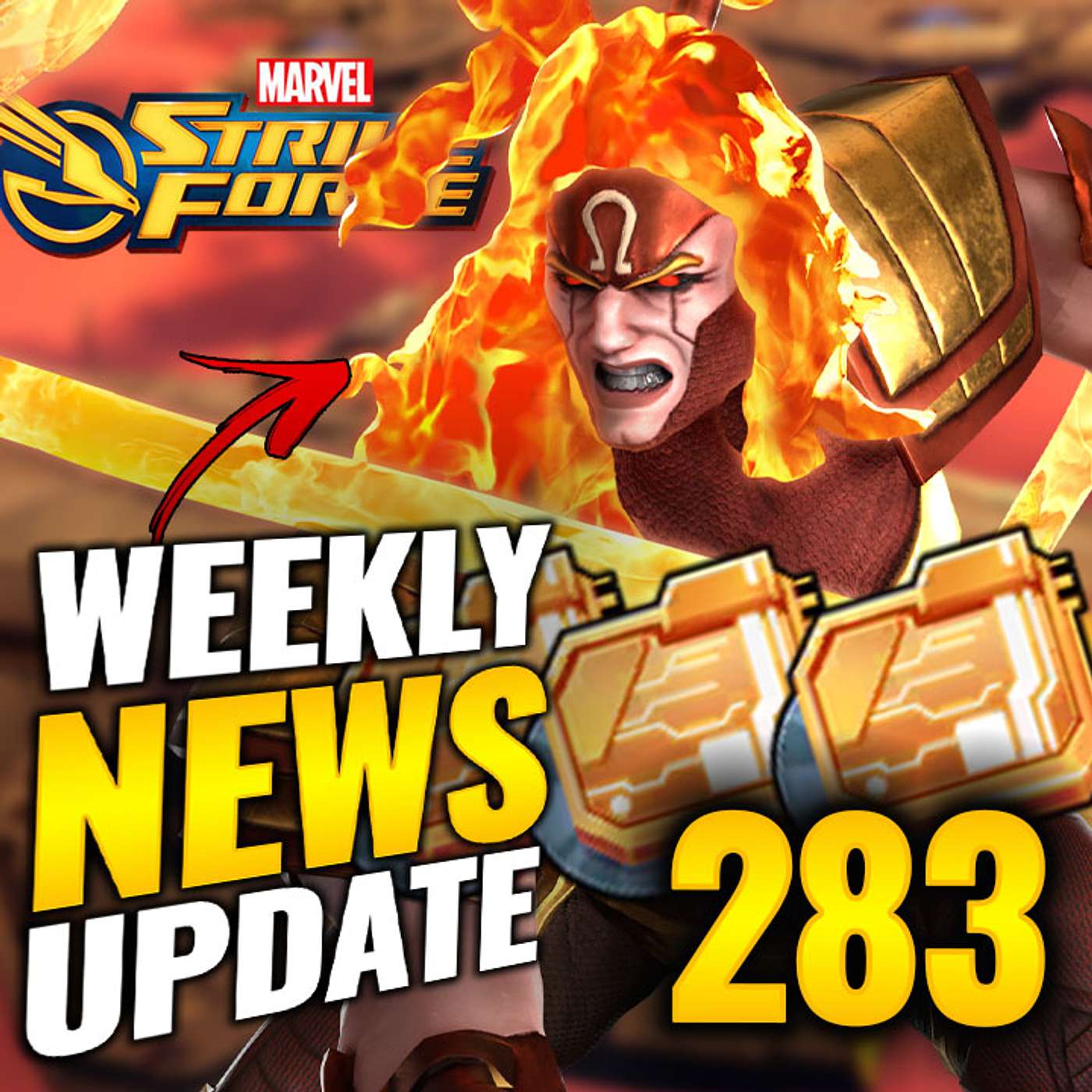 Episode 283: MORE TRAINING MATS!, Level Cap 105 Prep!, NEW Omega Red & Kyln Tower! | Marvel Strike Force