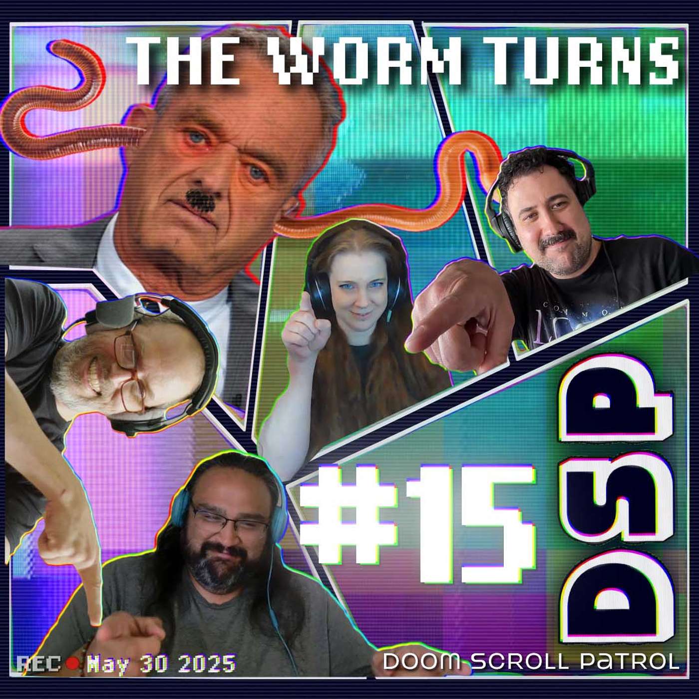 The Worm Turns | Doom Scroll Patrol #15 episode artwork