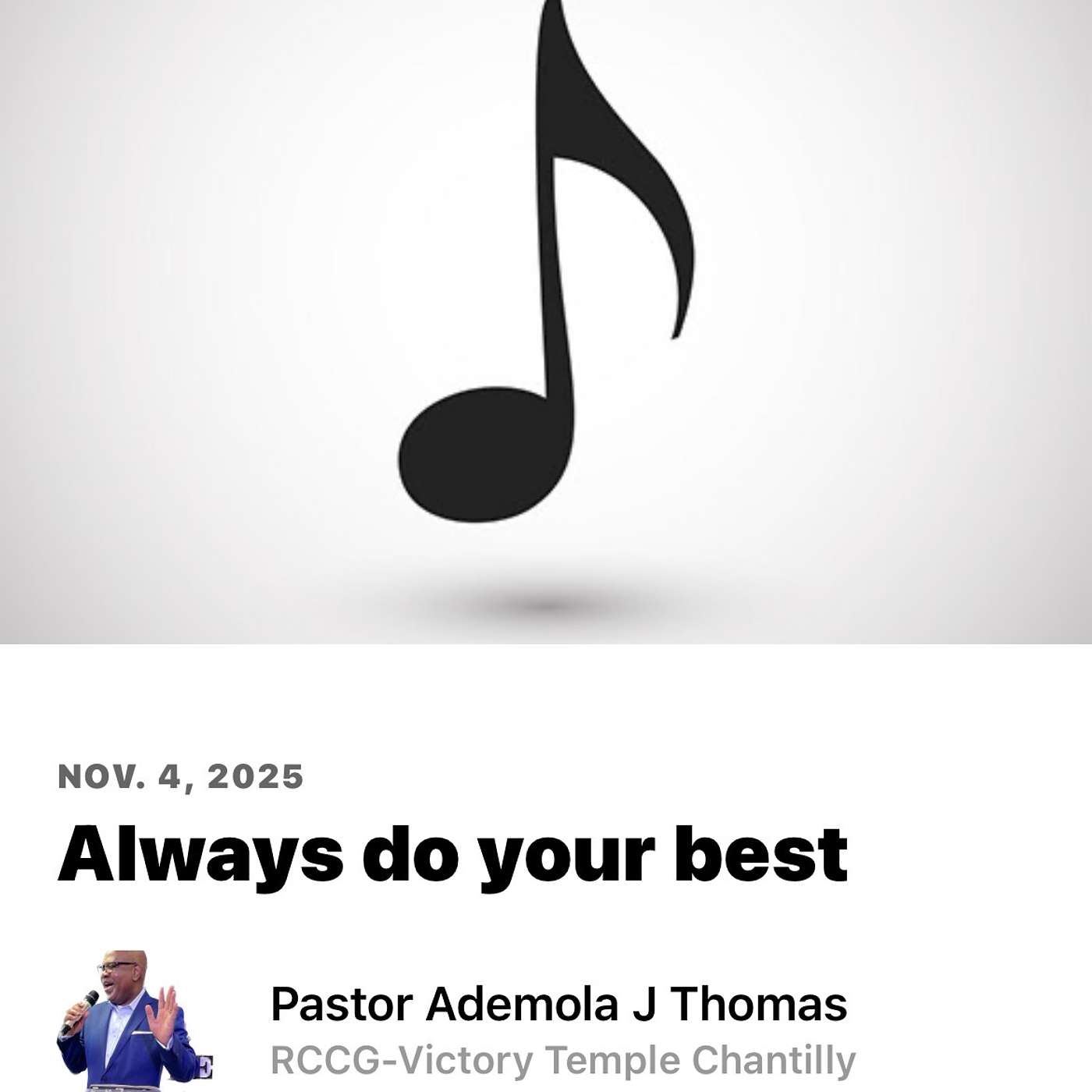 Always do your best. episode artwork