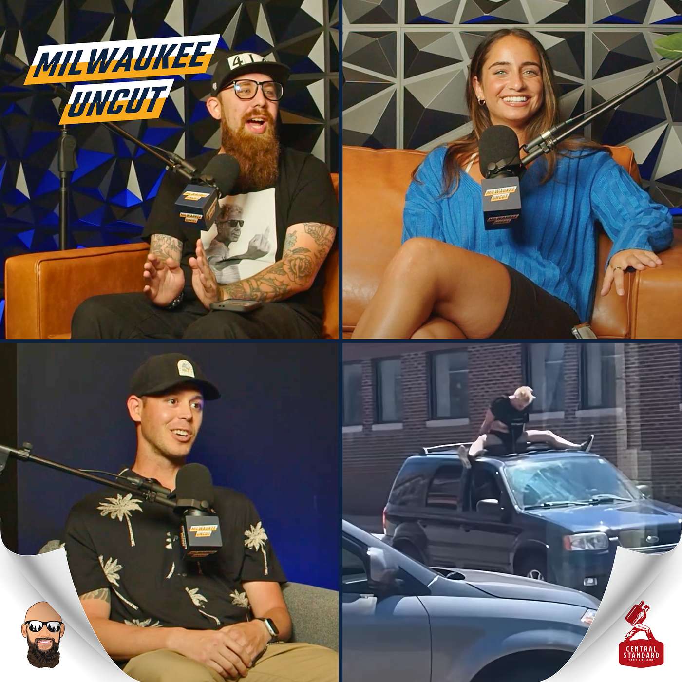 NEW Weekly Series: The Milwaukee Uncut 5: Man starts "Ghetto Uber" venture, 250lb Schlitz Beer Sign Theft, Car Roof Yoga and More w/Chef Adam Pawlak, Collin Yelich & Grace Scalzo