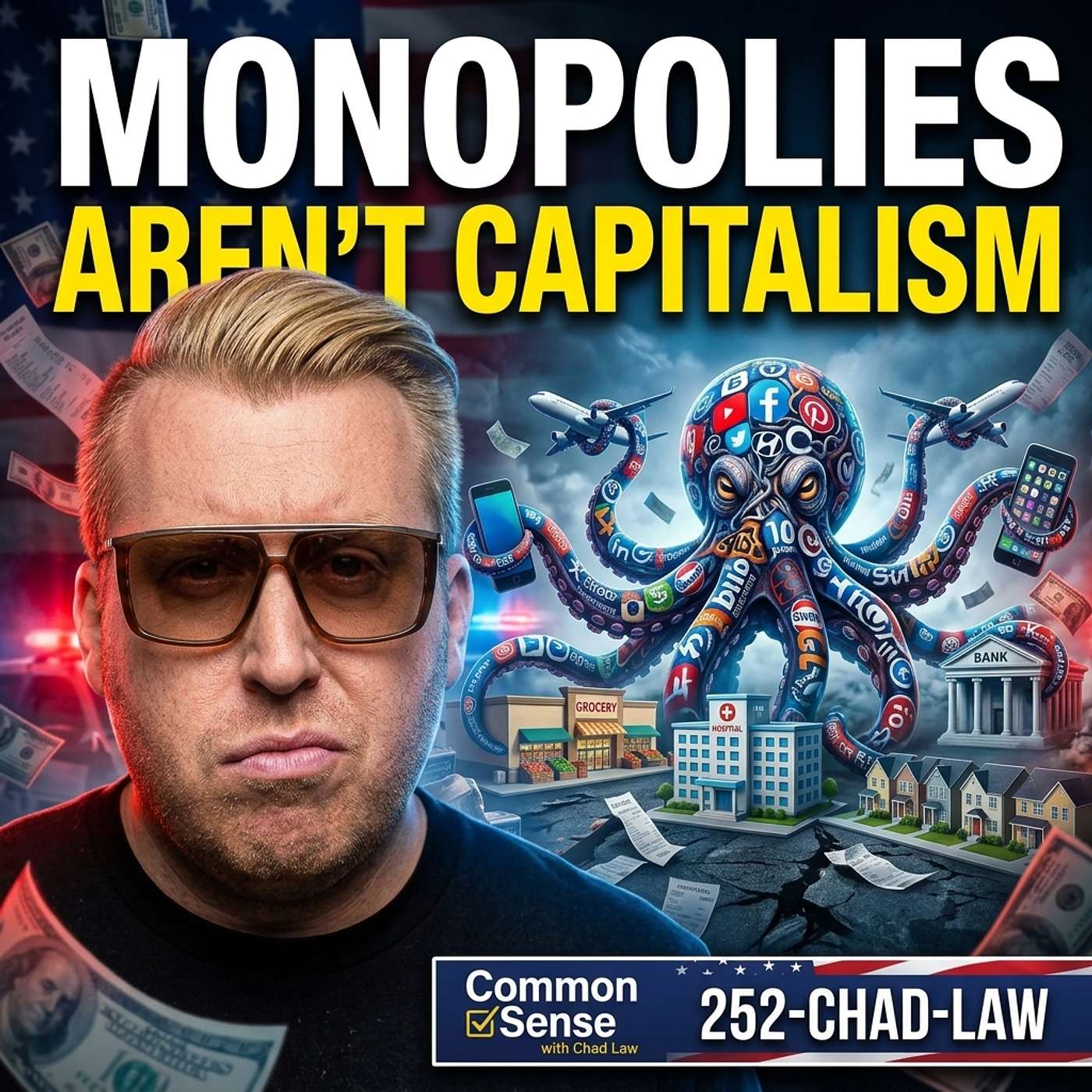 The Not-So-Free Market Eating Your Paycheck | Monologue Monday episode artwork