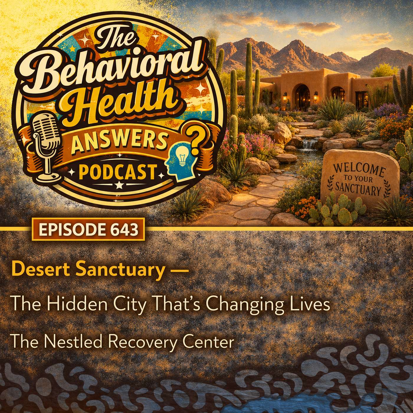 Episode 643: Desert Sanctuary - The Hidden City That's Changing Lives | The Nestled Recovery Center episode artwork