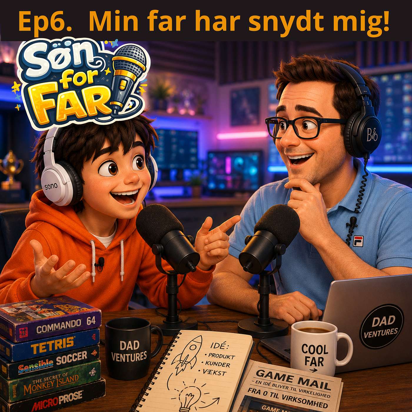EP6  Min far har snydt mig – han var jo iværksætter 🎮💾