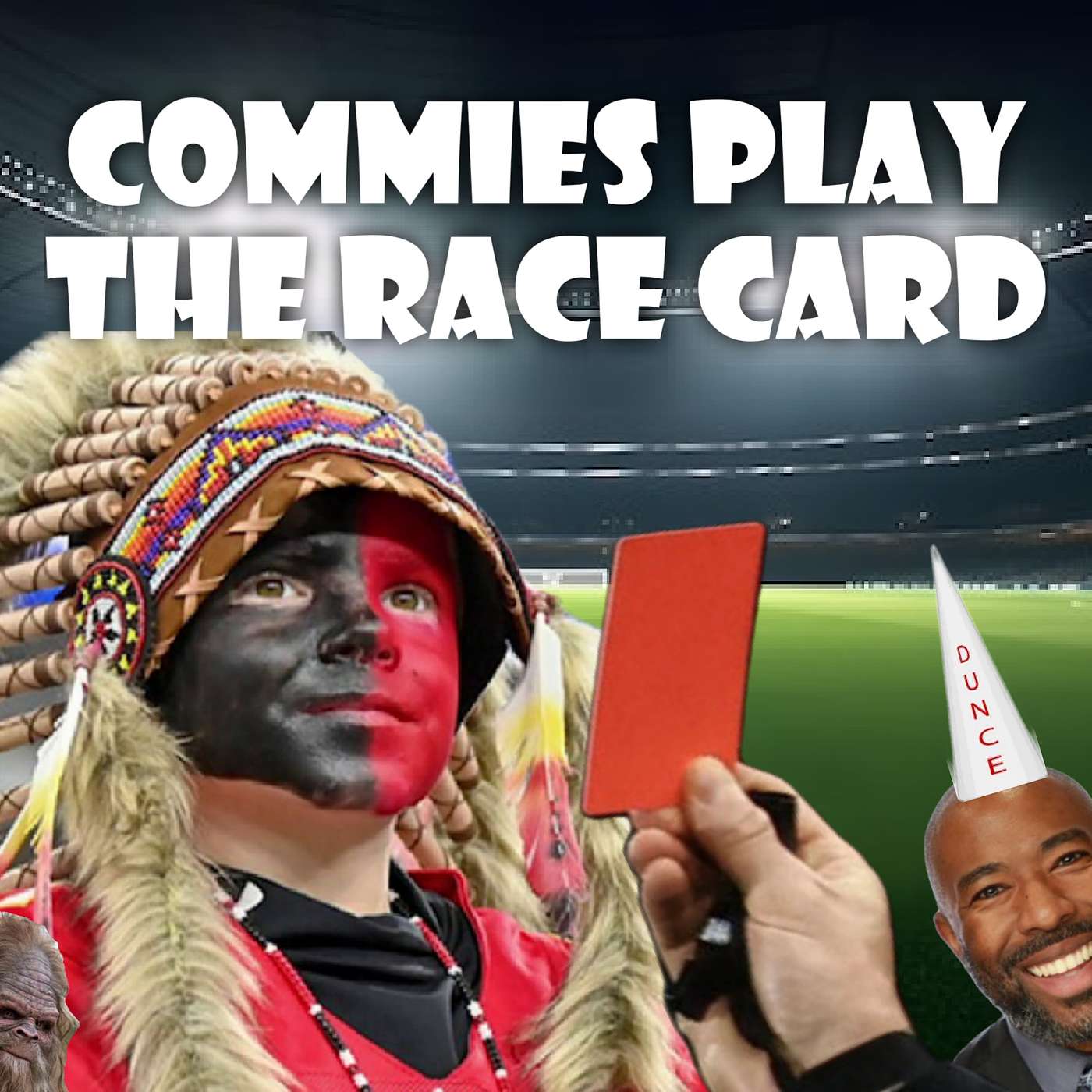 COMMIES PLAY THE RACE CARD episode artwork
