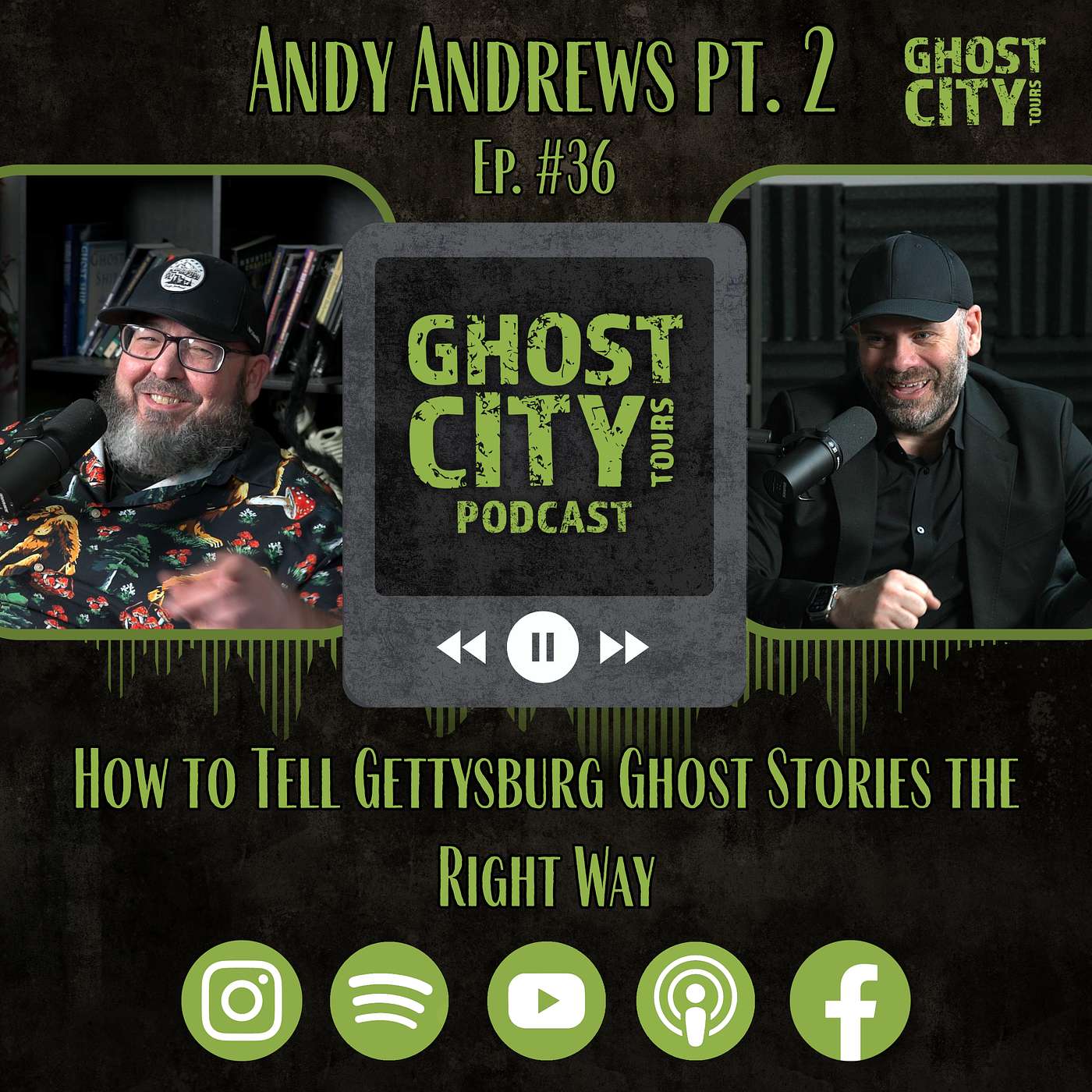 How to Tell Gettysburg Ghost Stories the Right Way w/ Andy Andrews | Ghost City Podcast episode artwork