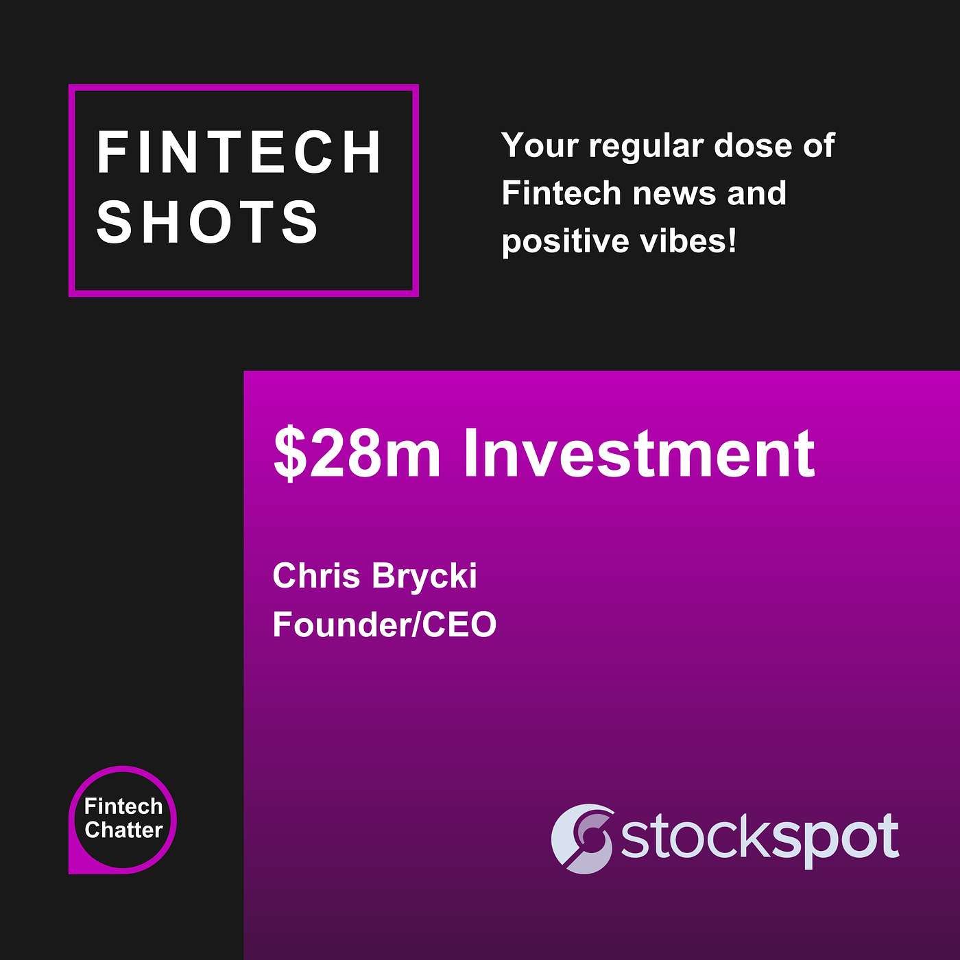 $28m Investment Round For Stockspot - Chris Brycki