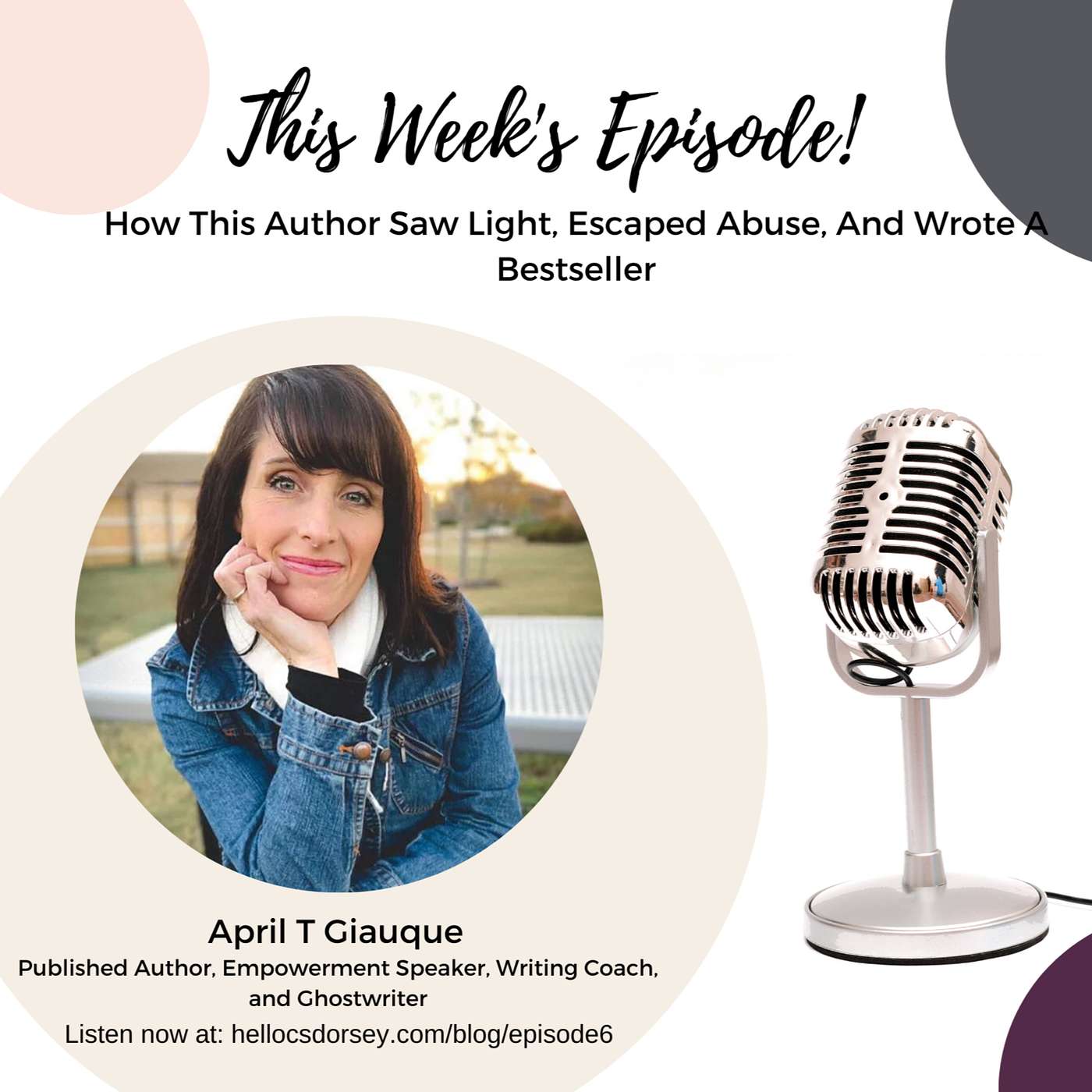 How This Author Saw Light, Escaped Abuse, And Wrote A Bestseller episode artwork