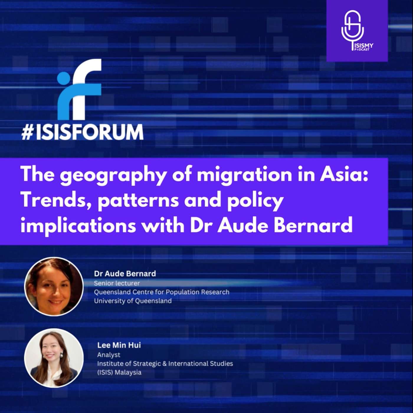 The geography of migration in Asia: Trends, patterns and policy implications with Dr Aude Bernard