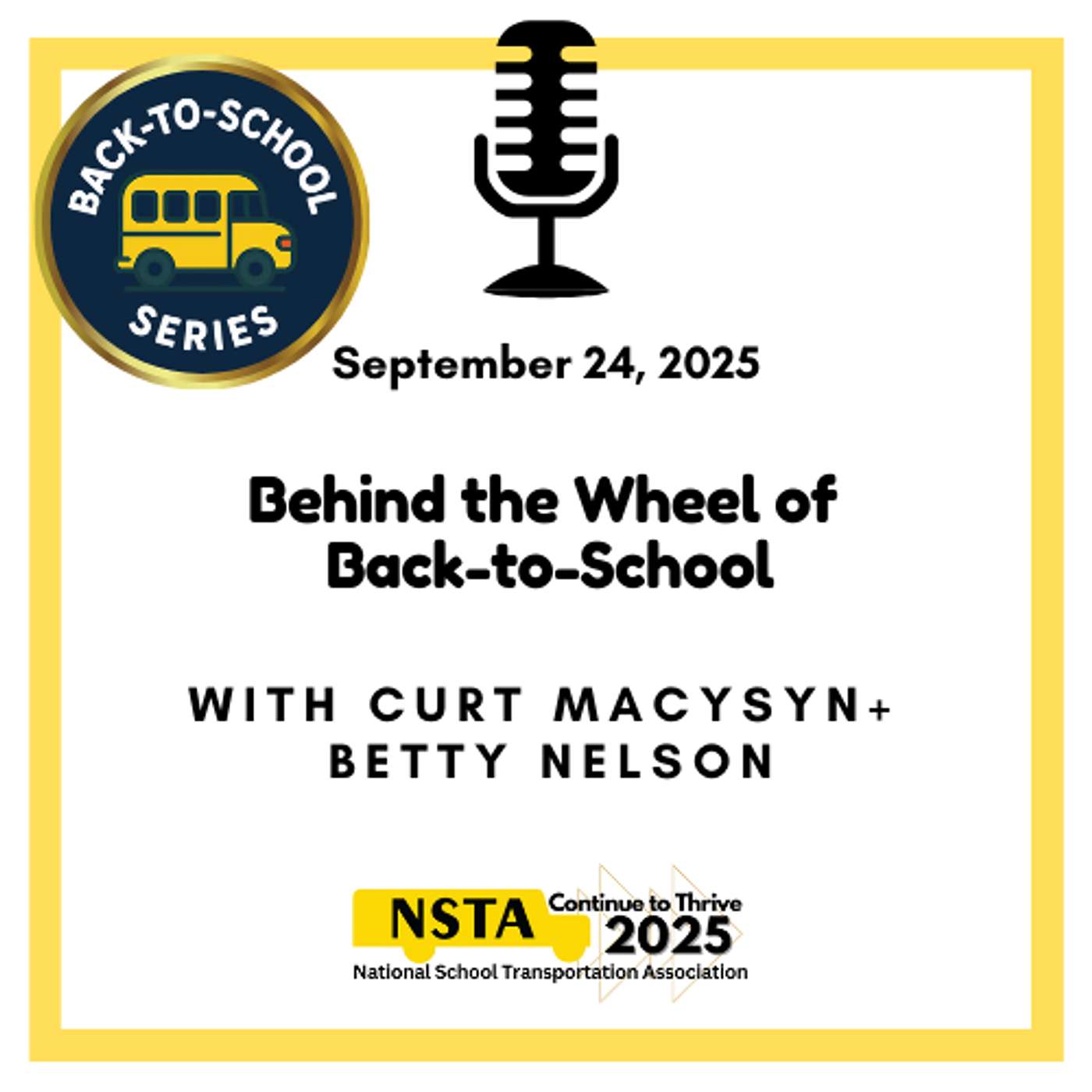 Behind the Wheel of Back-To-School